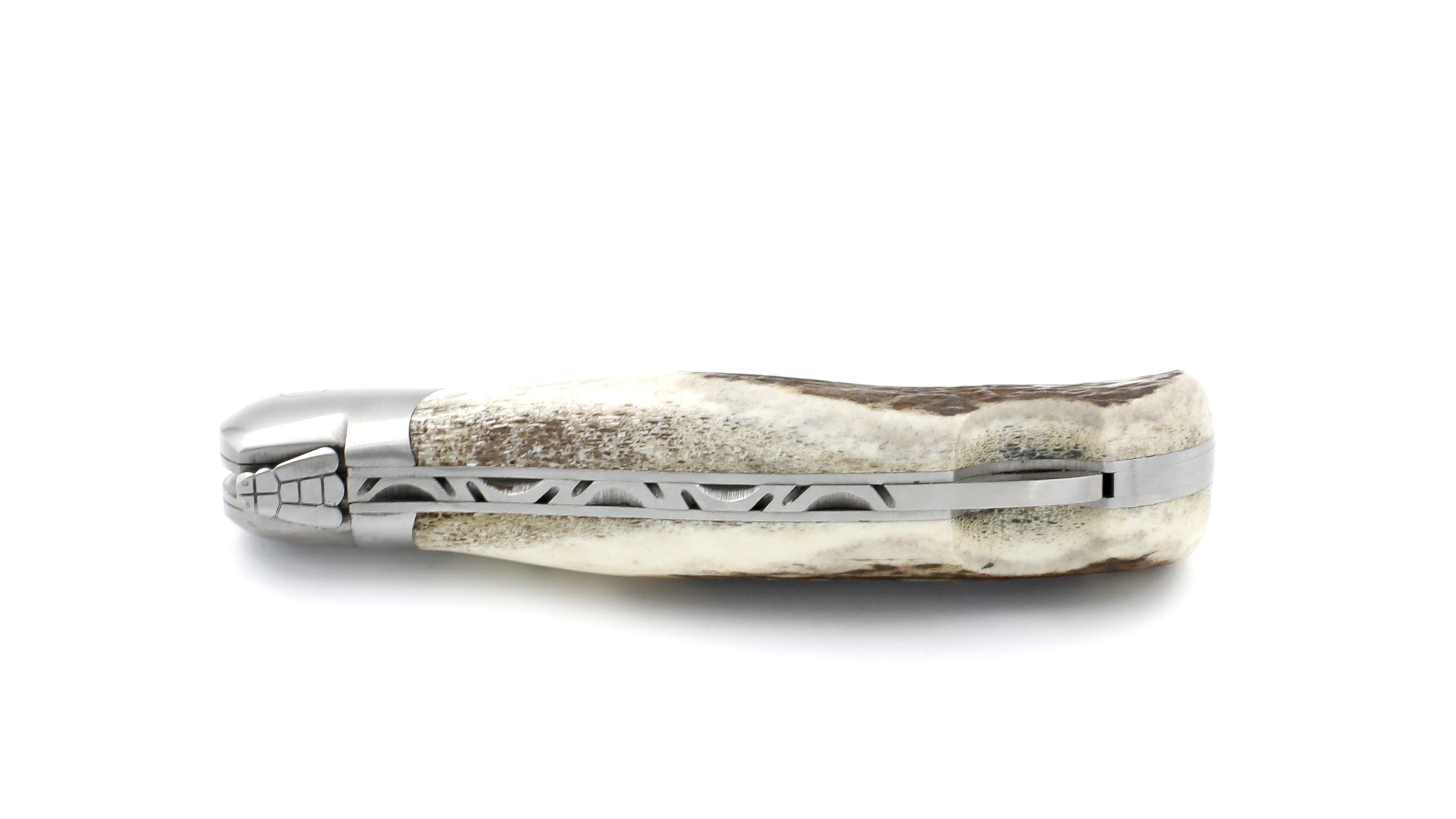 3DA20CAE-78E1-44F4-9CE8-EF700853EB2A_1_201_a ARBALETE G. David  Laguiole Jagdmesser NATURE Antik Hirschhorn 12 cm