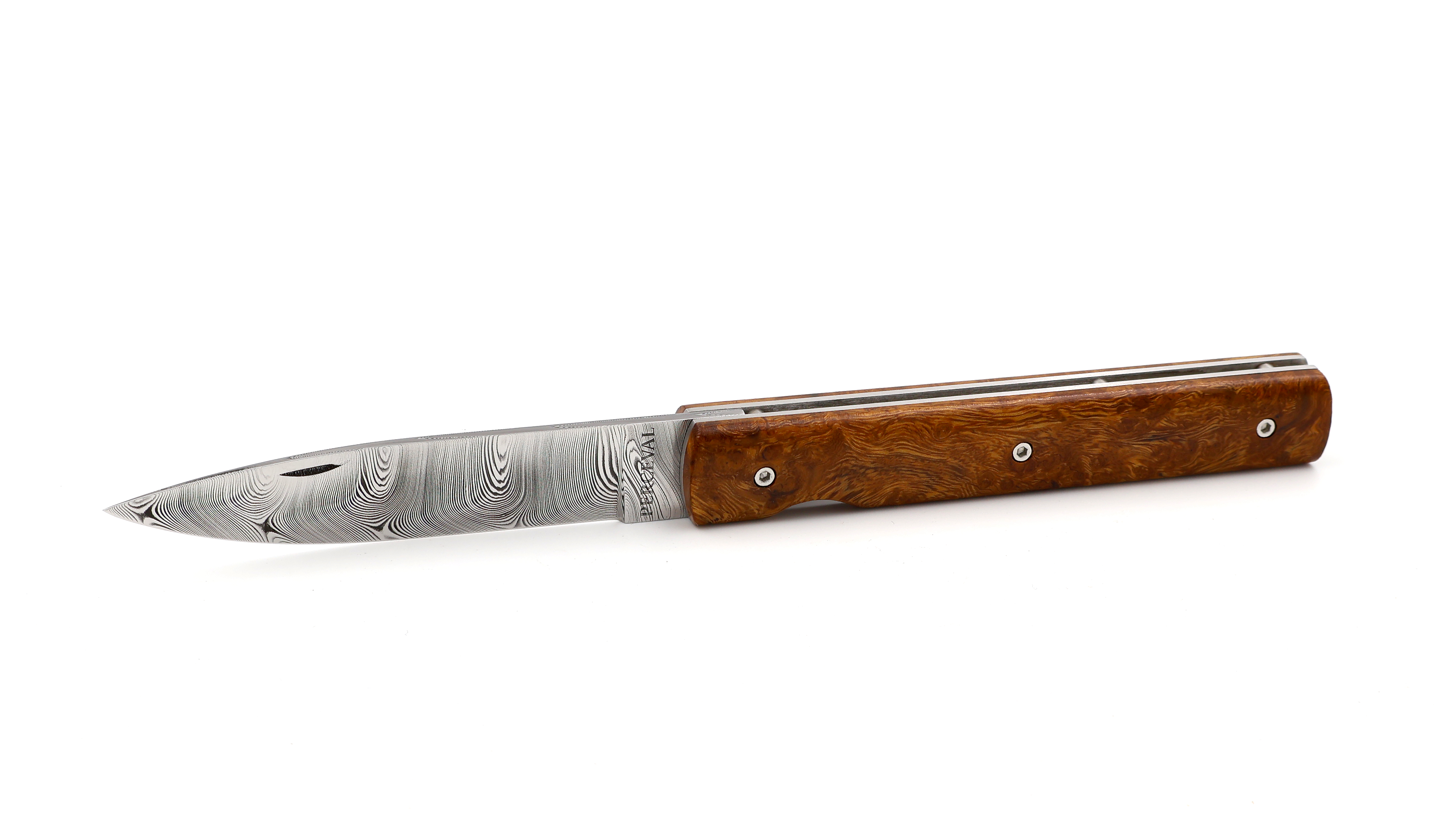 PERCEVAL Le Francais damascus Iron wood