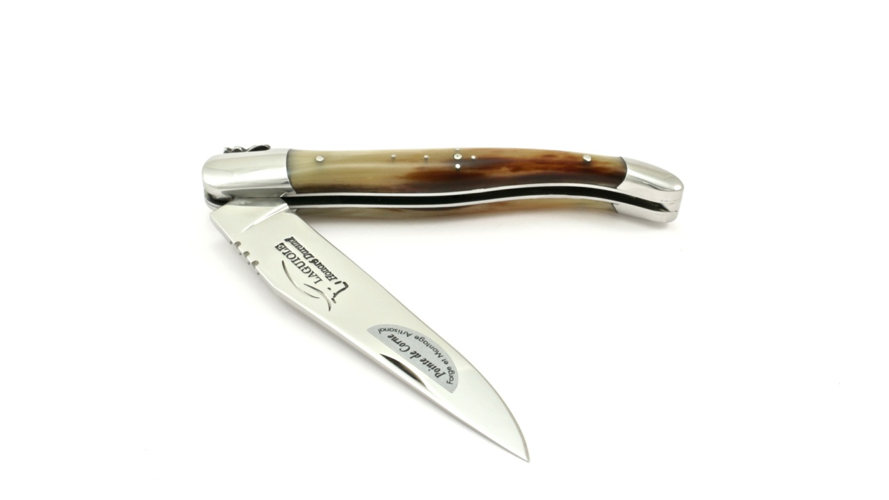 Honoré Durand Laguiole Prestige Hornspitze poliert 12 cm