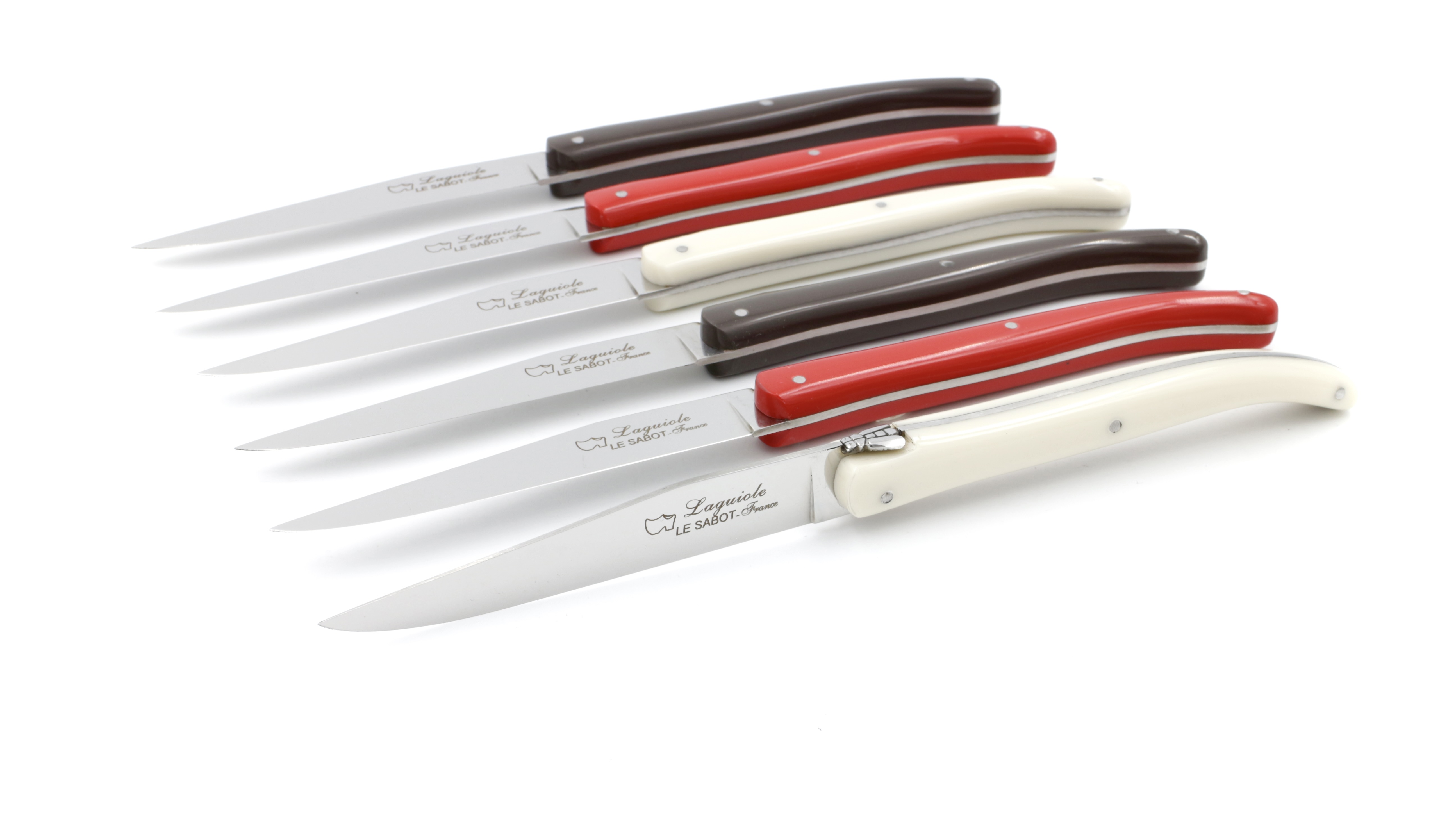 AU SABOT Laguiole steakknives POM Set of six 