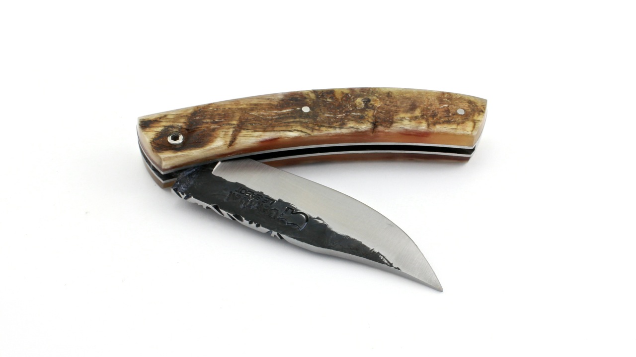 AU SABOT BARIBAL hunting knife ram horn 12 cm