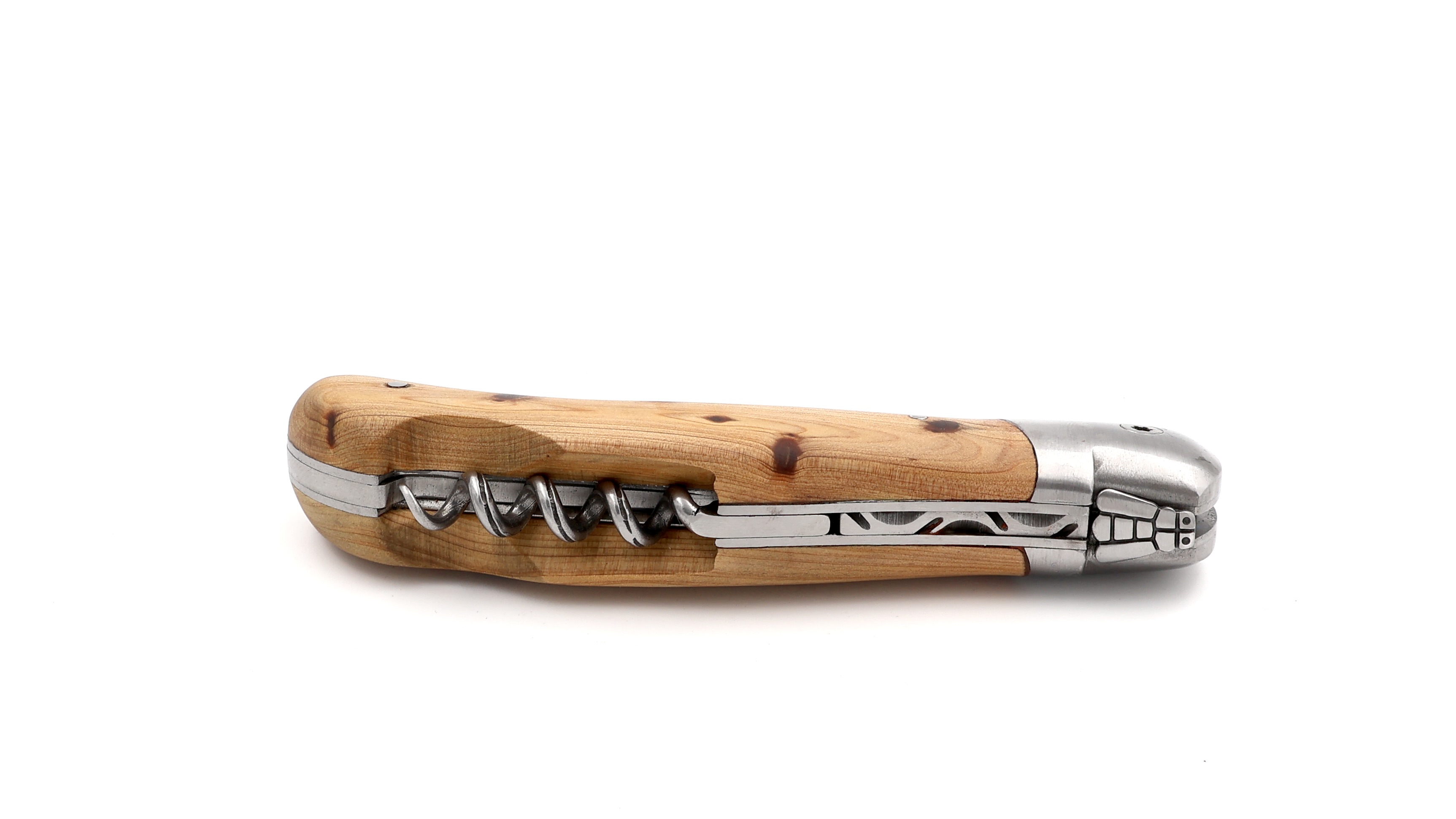 ARBALETE G. David Laguiole hunting knife NATURE with corkscrew juniper