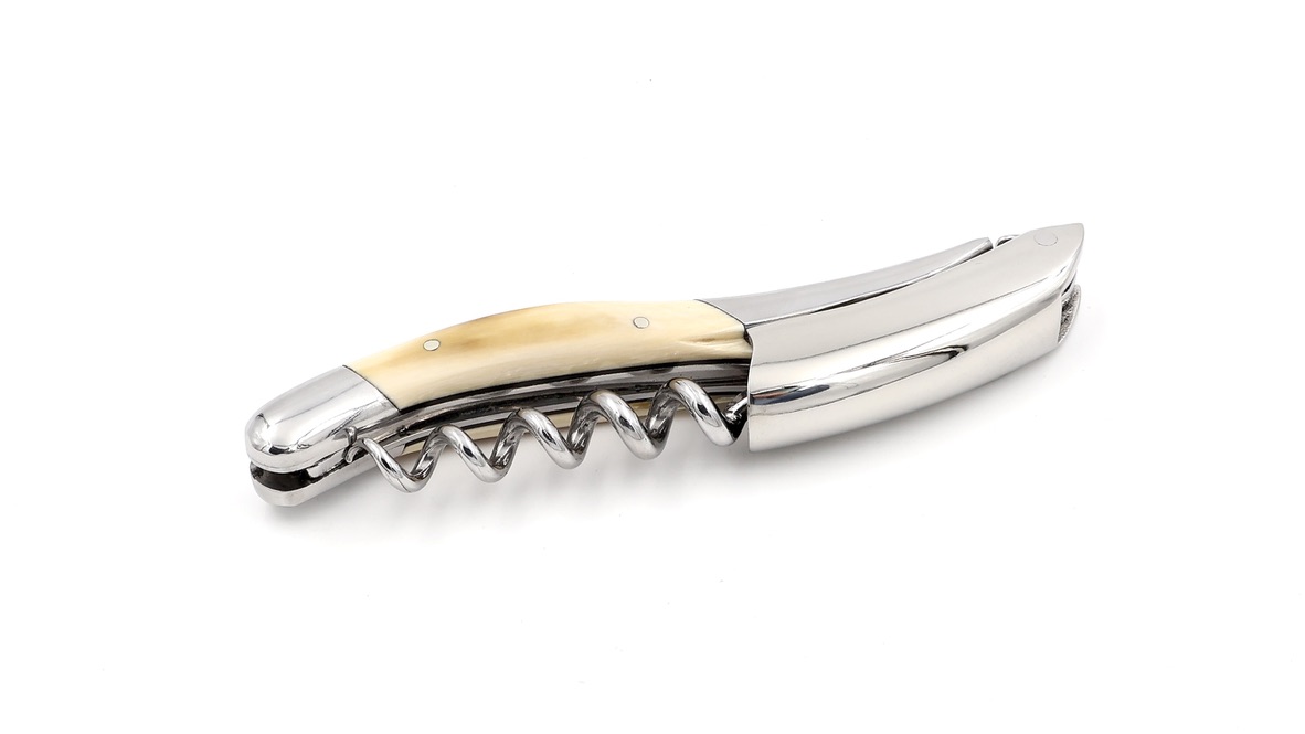 Laguiole en Aubrac Sommeliermesser Mammutelfenbein Kruste