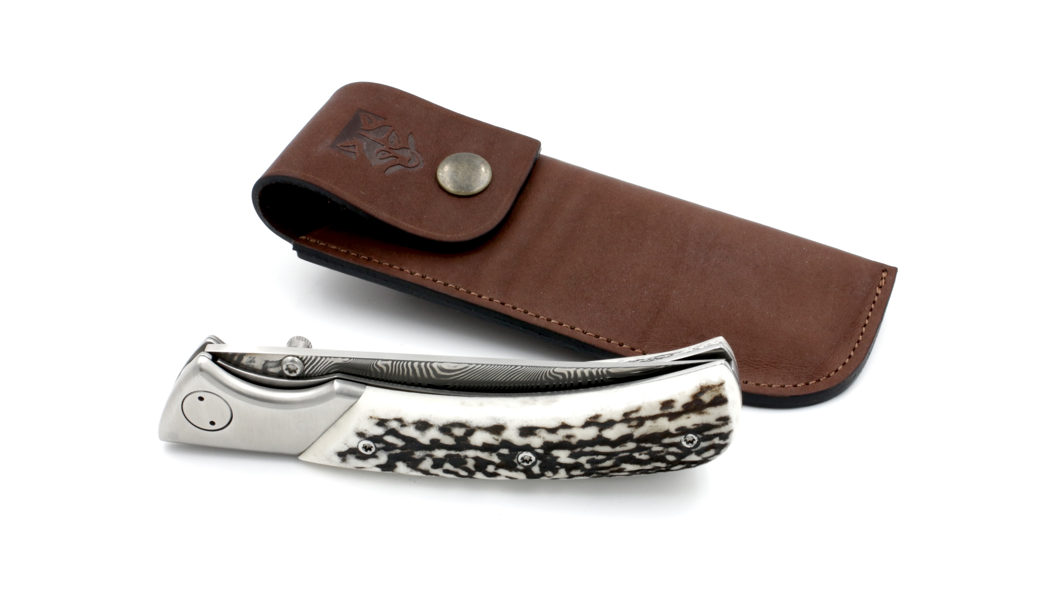 1ADAFC7D-291A-4A3B-AD67-A284F235B8D8_1_201_a Claude DOZORME EOK hunting knife stag horn damascus