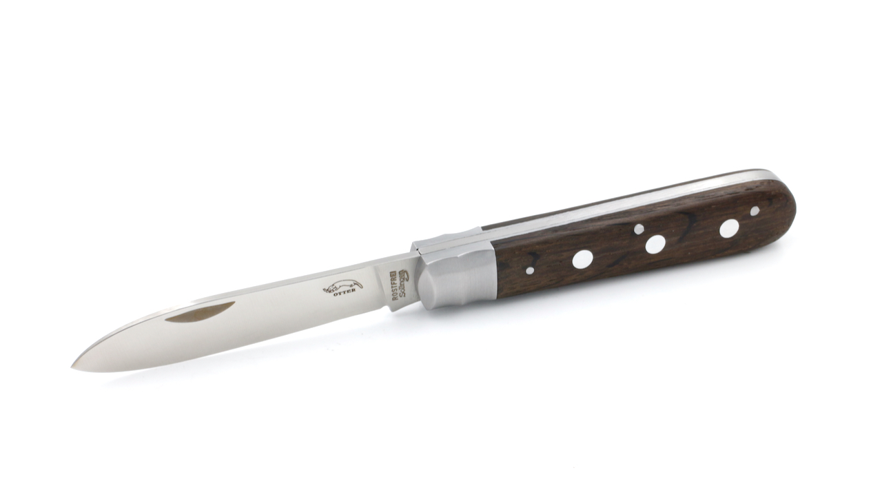 169R-3 OTTER Taschenmesser Räuchereiche drei Nieten