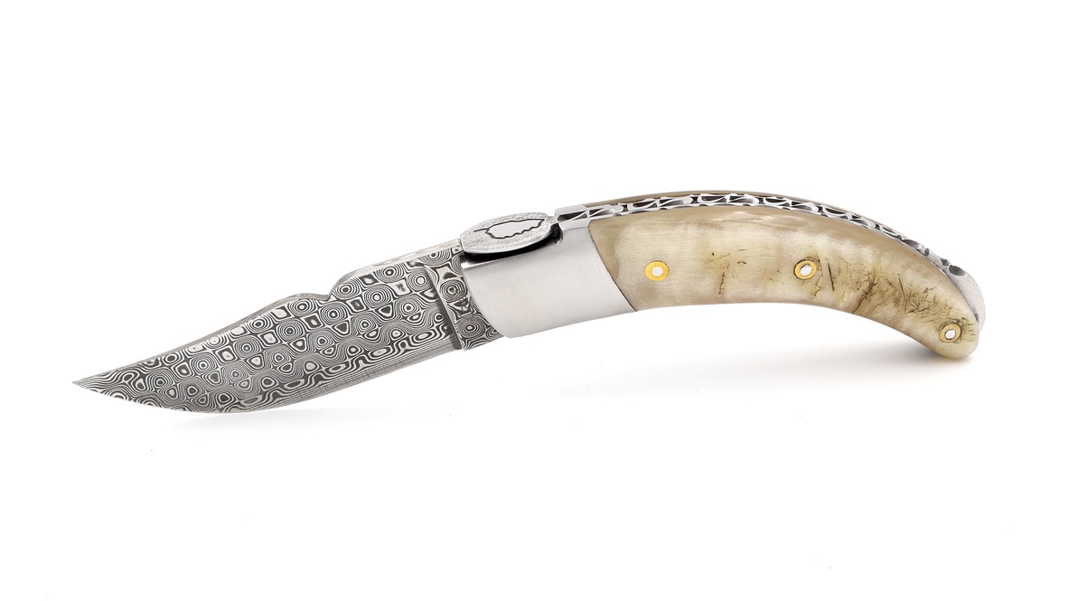 Fontenille Pataud RONDINARA guillochiert Widderhorn Damast