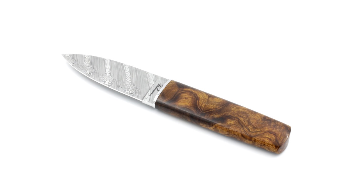 PERCEVAL Sgian Dubh Damast Wüsteneisenholz Schottenmesser