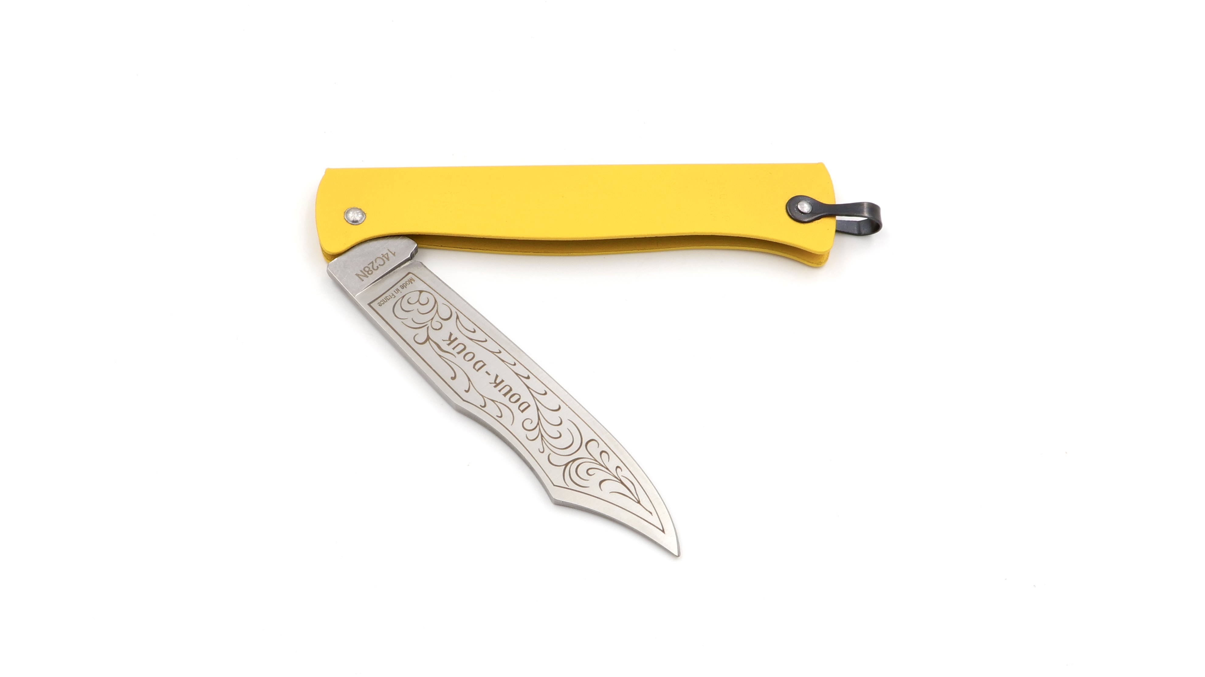 Cognet DOUK-DOUK Messer 11 cm gelb Sonderserie 14C28N   Cognet DOUK-DOUK Messer 11 cm gelb Sonderserie 14C28N