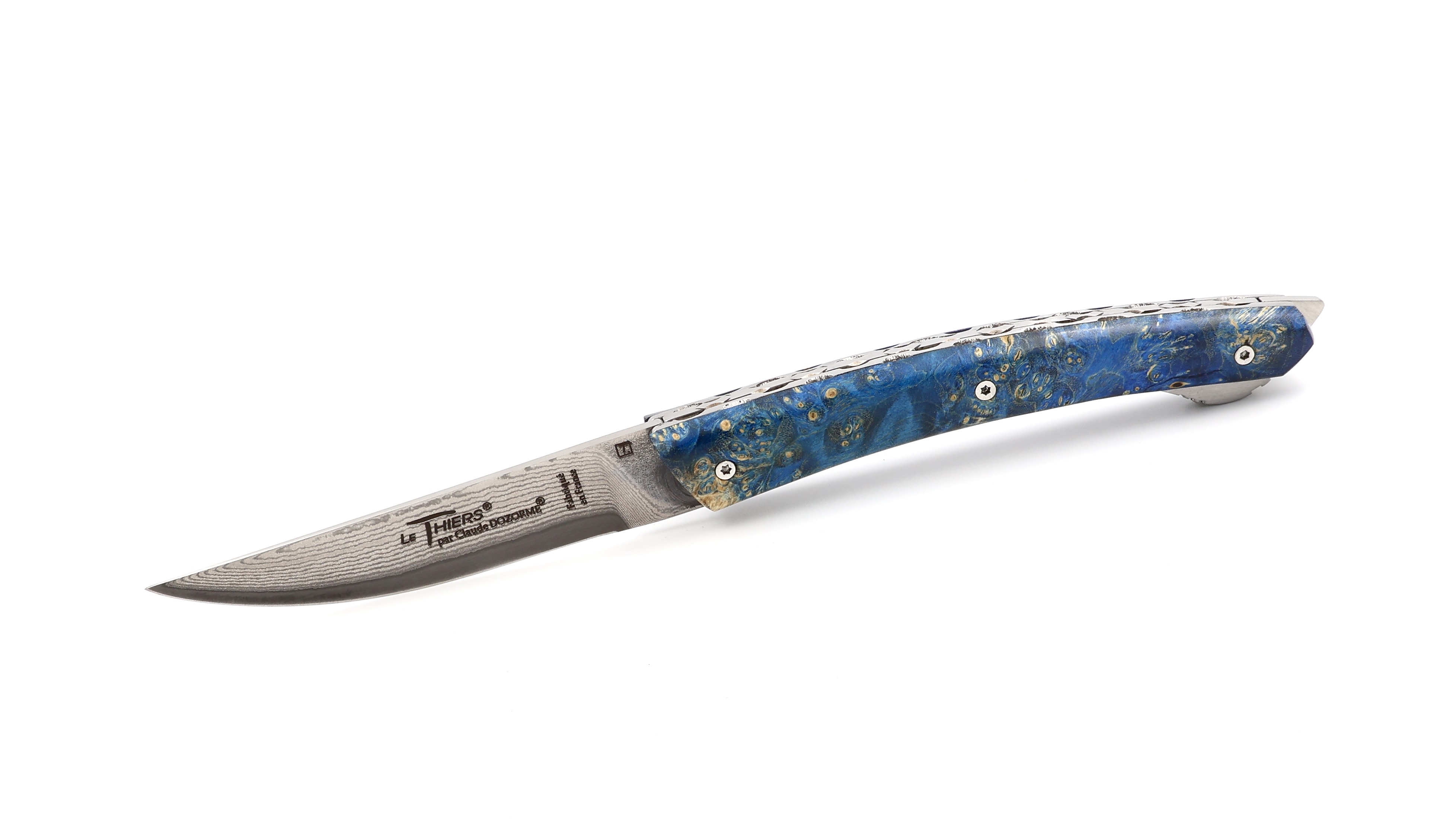 Claude DOZORME Thiers VERROU poplar damascus blade