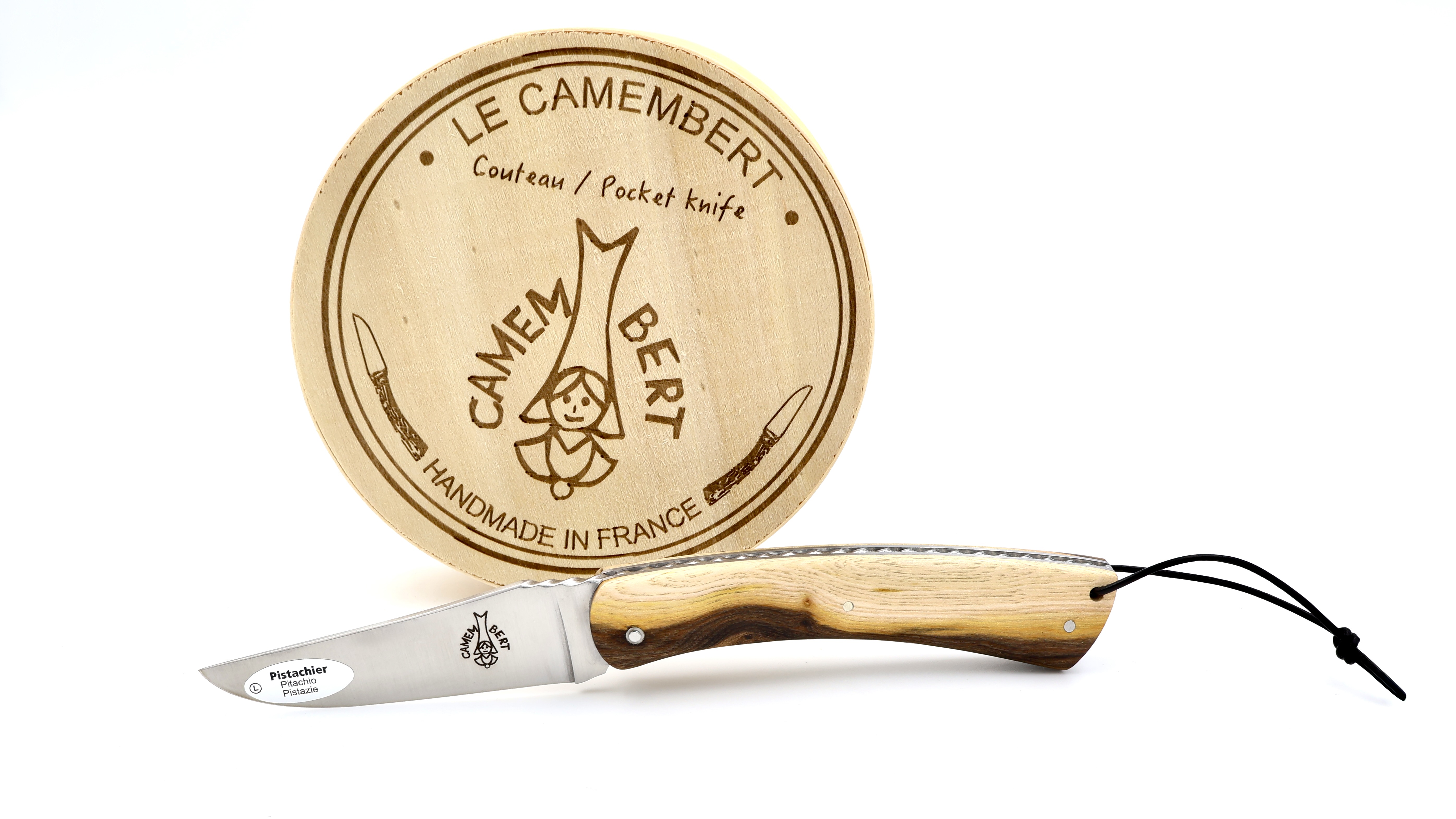Laguiole en Aubrac Le CAMEMBERT Pistazie Spiralfeder