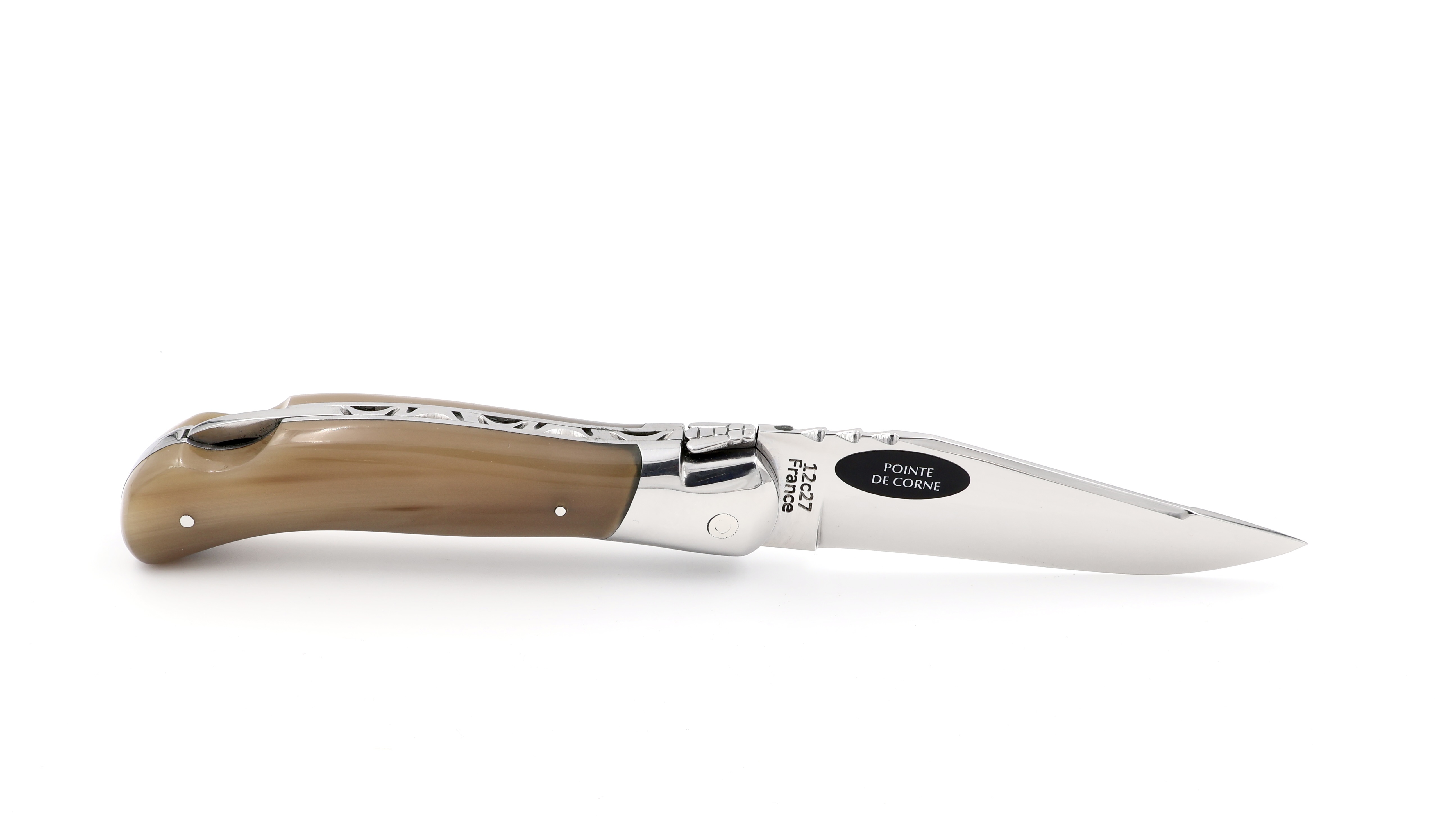 ARBALETE G. David Laguiole hunting knife NATURE horntip