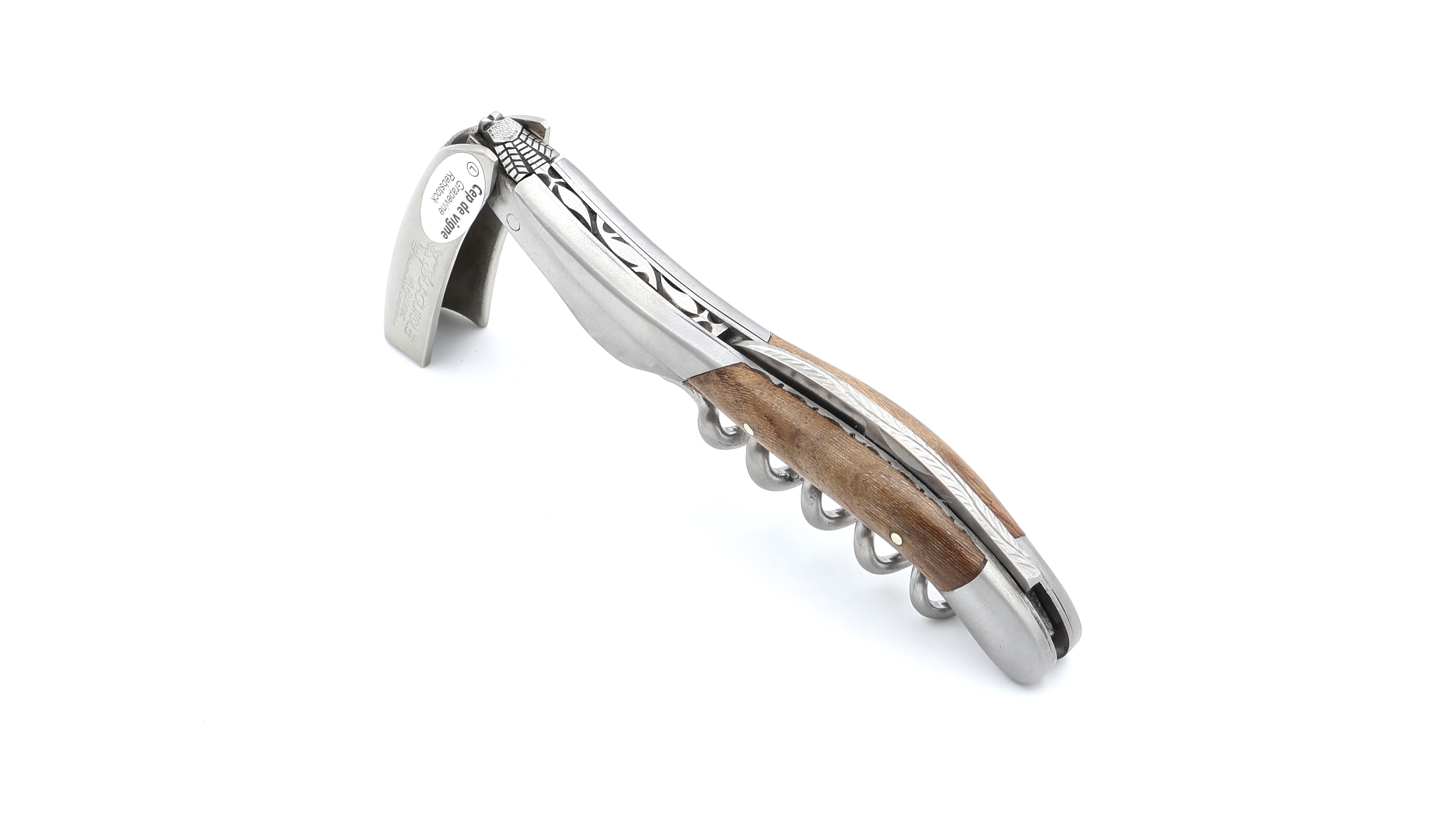 Laguiole en Aubrac Laguiole Sommelier knife with guillochage, special bee