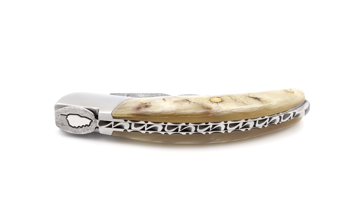 Fontenille Pataud RONDINARA guillochiert Widderhorn Damast