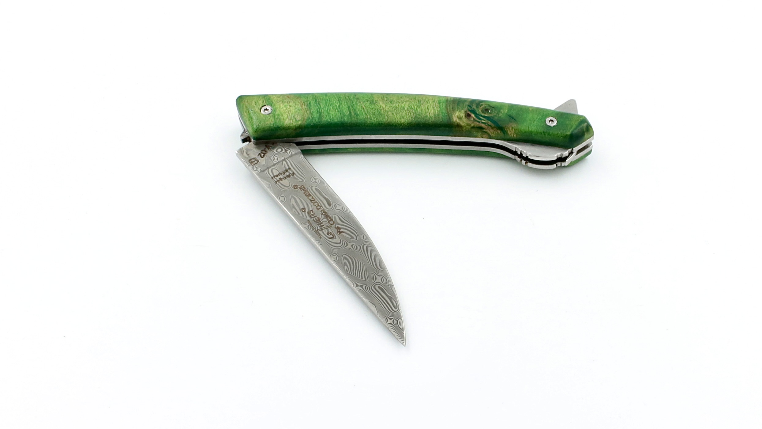 Claude DOZORME Thiers VERROU poplar damascus blade Claude DOZORME Thiers VERROU poplar damascus blade