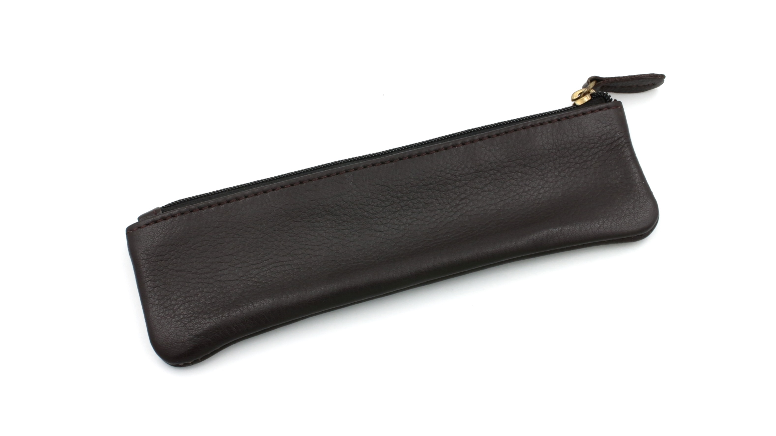 Laguiole en Aubrac leather slip-in case  leather with zip 15 cm Laguiole en Aubrac leather slip-in case  leather with zip 15 cm