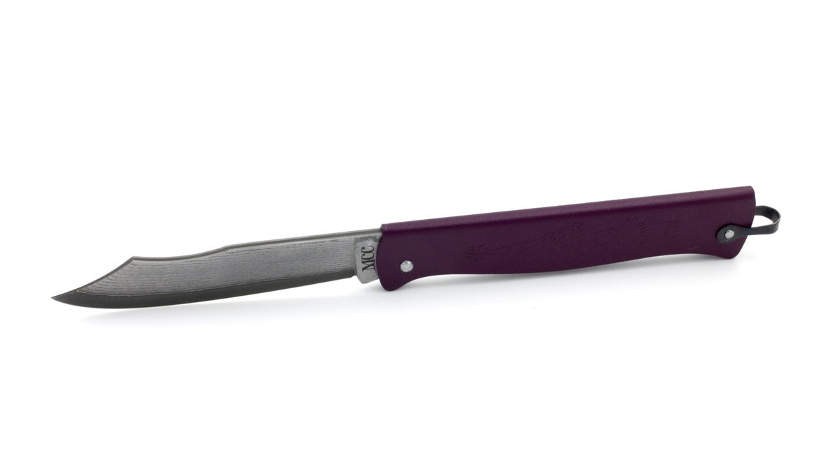 Cognet DOUK-DOUK Messer 11 cm aubergine Sonderserie TAKEFU VG10 Damastklinge