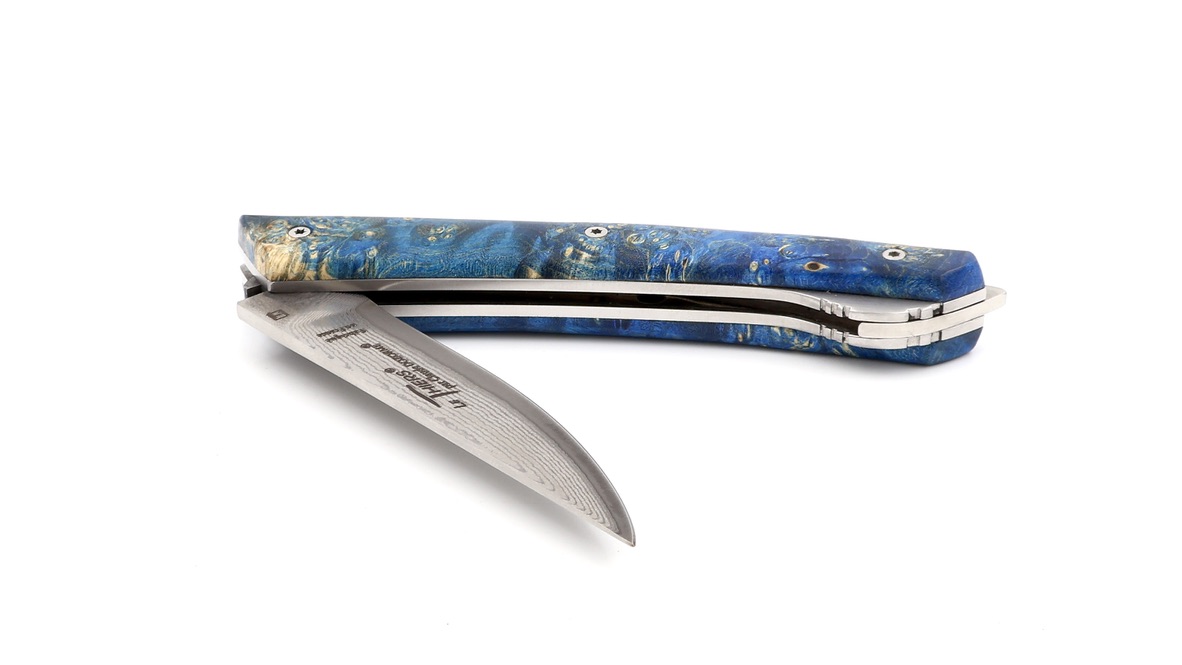 Claude DOZORME Thiers VERROU poplar damascus blade
