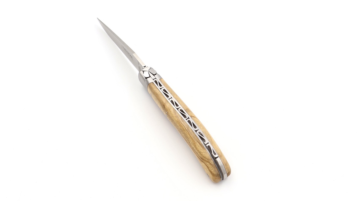 Fontenille Pataud Laguiole Le POCKET olive wood 10,5 cm