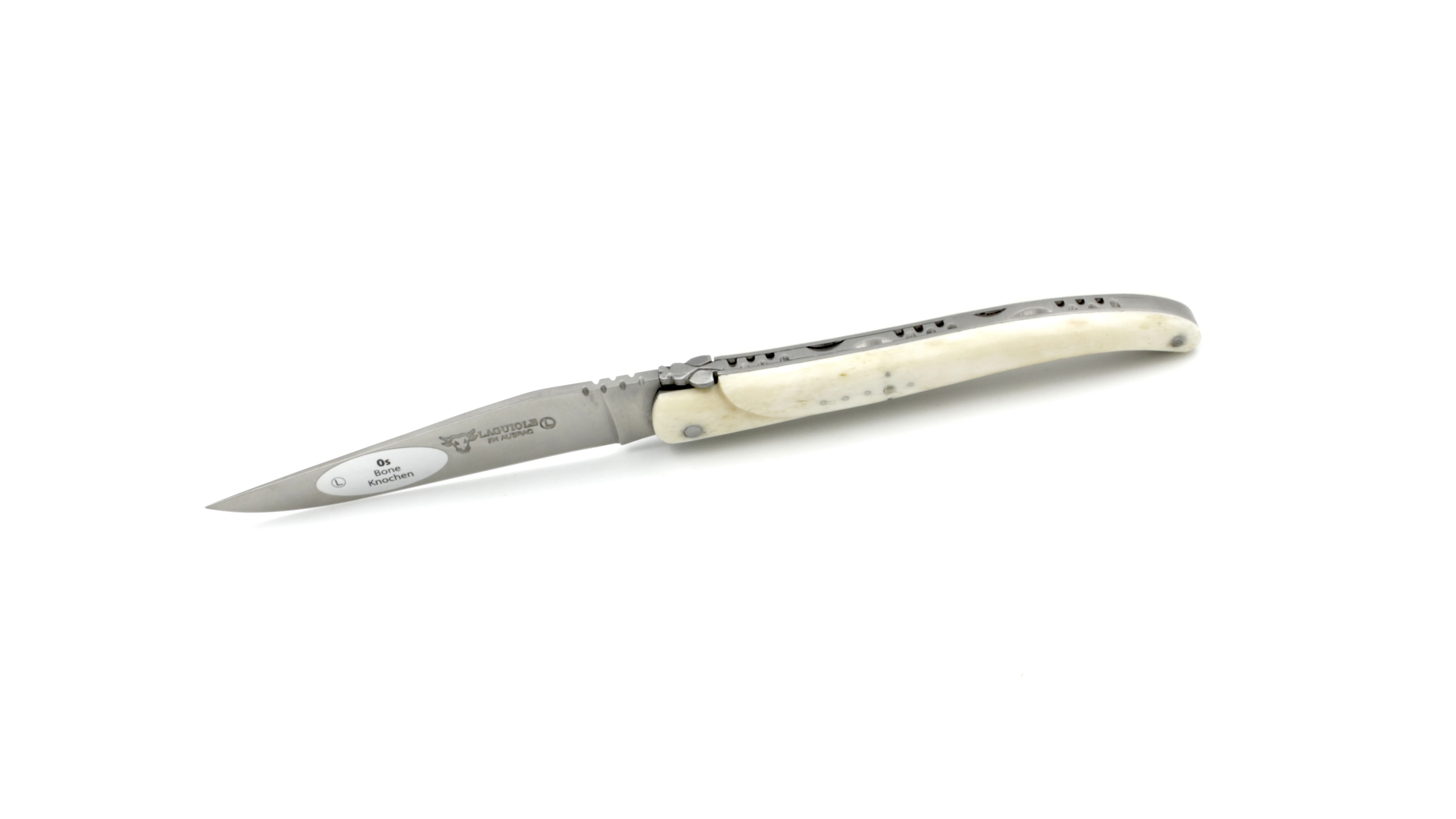 Laguiole en Aubrac bone full handle 10 cm