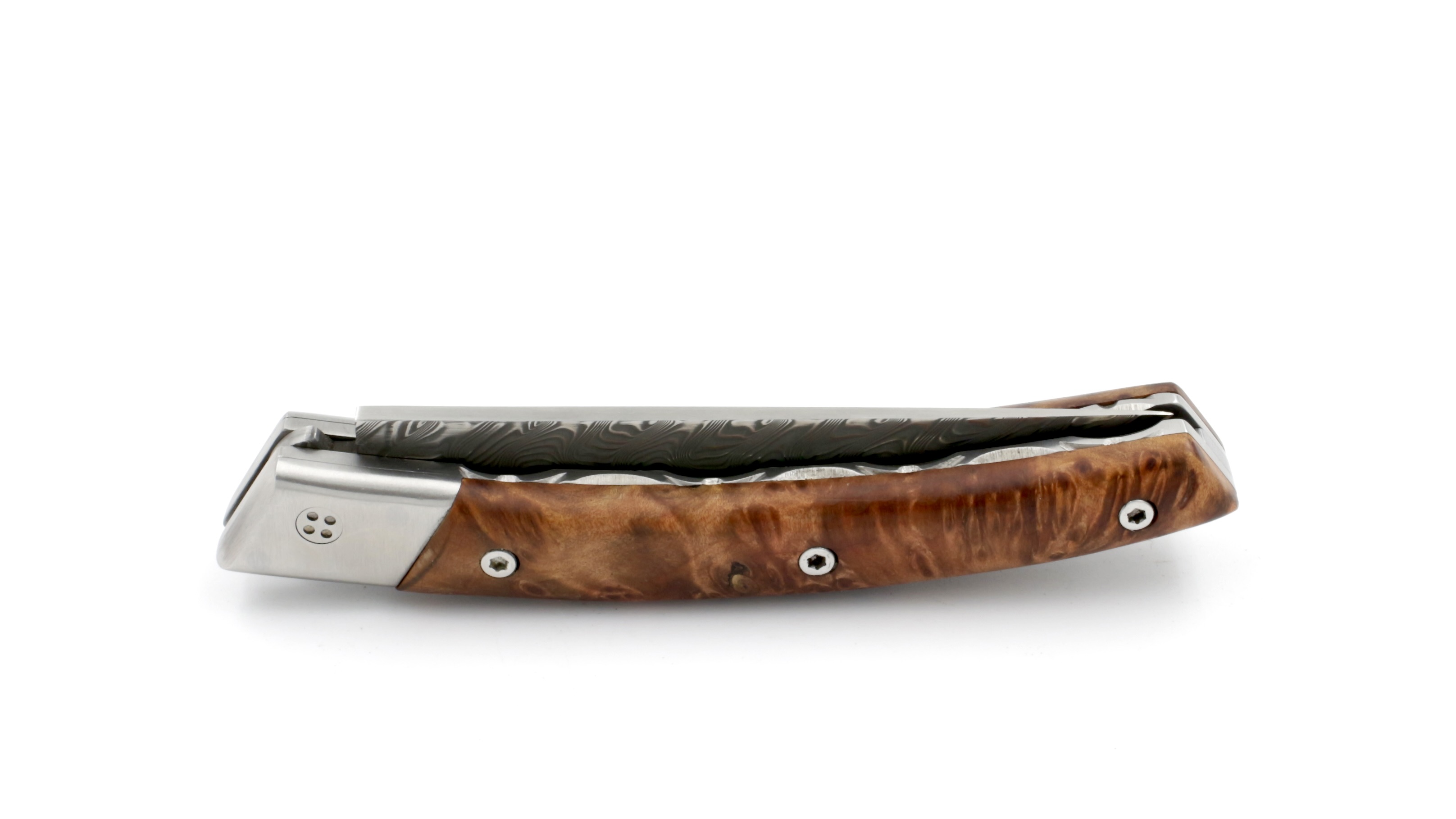 Claude DOZORME Thiers RLT thuya burl damascus blade 