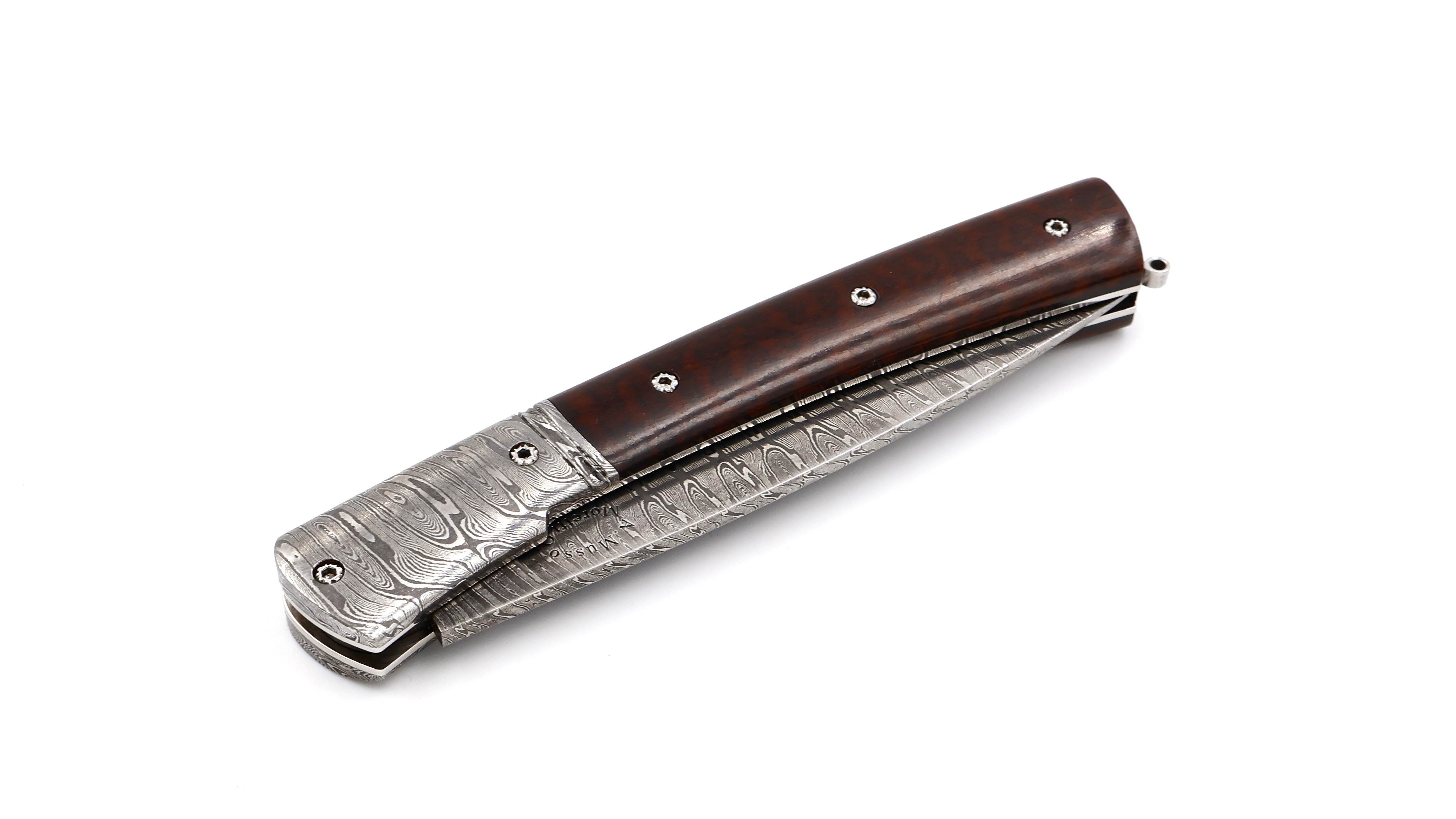 Alexandre Musso/Olivier Moretti VENDETTA Amourette Holz Damastklinge    Alexandre Musso/Olivier Moretti VENDETTA Amourette Holz Damastklinge