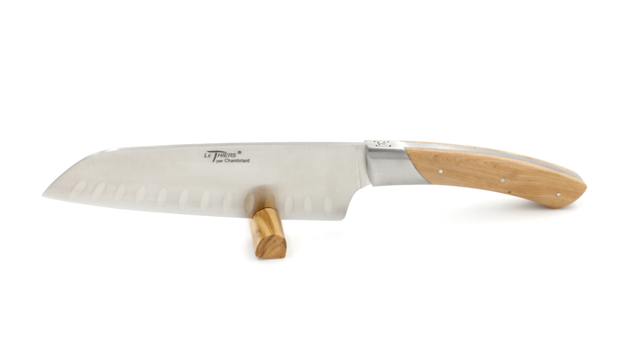 SantokuGE-C13-3 Chambriard Thiers Santokumesser 17 cm Wacholder Grands Gourmets