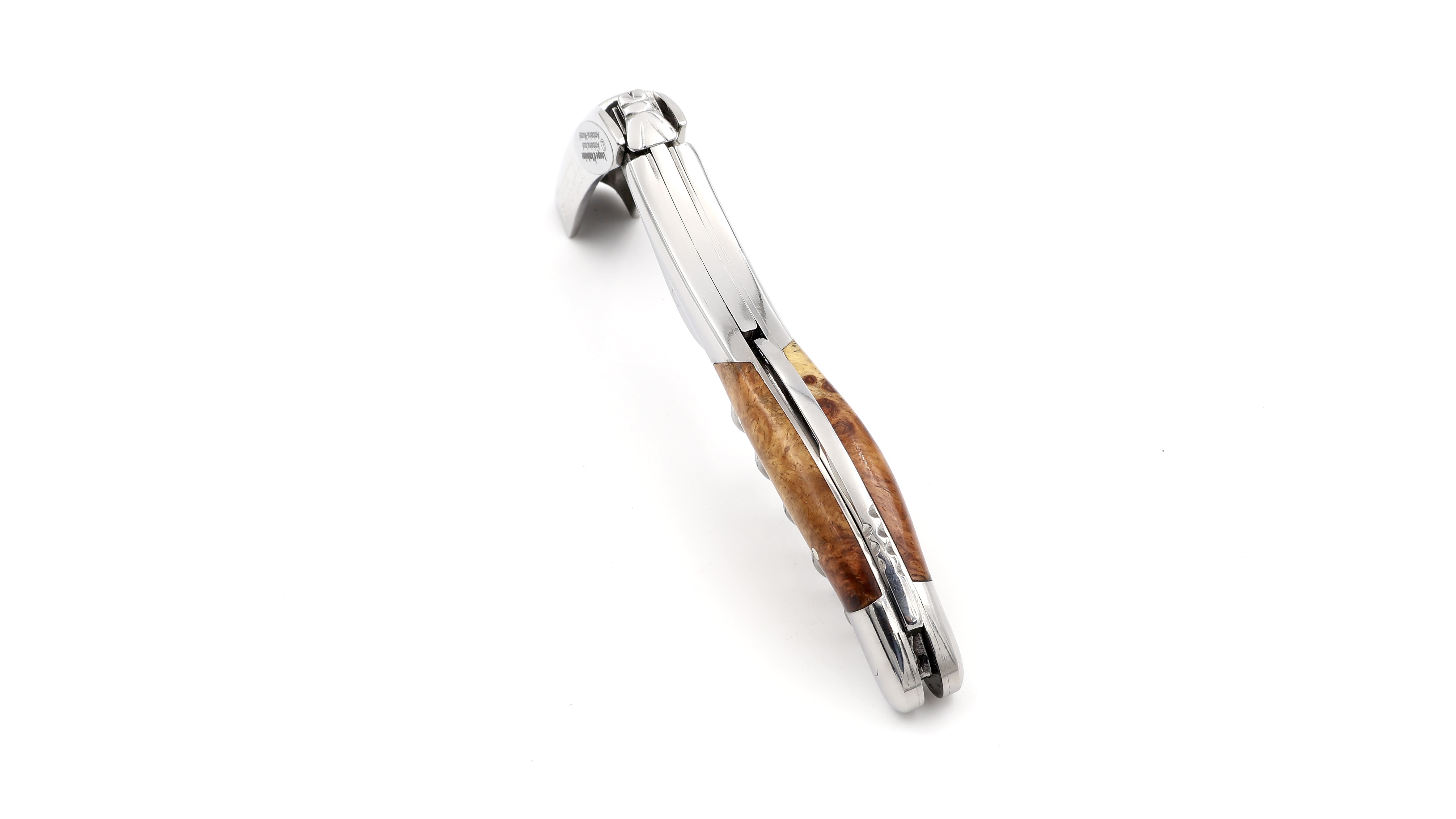 Laguiole en Aubrac Sommeliermesser Amboina Wurzelholz poliert