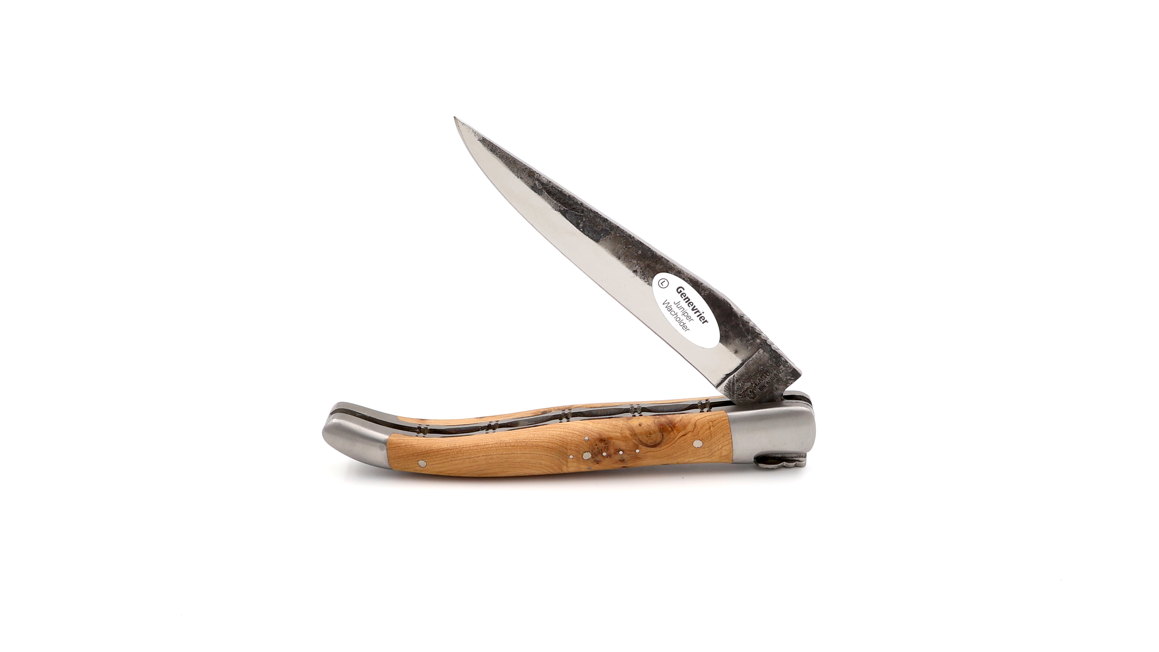 Laguiole en Aubrac Brut de Forge Wacholder Doppelplatine 12 cm Laguiole en Aubrac Brut de Forge Wacholder Doppelplatine 12 cm