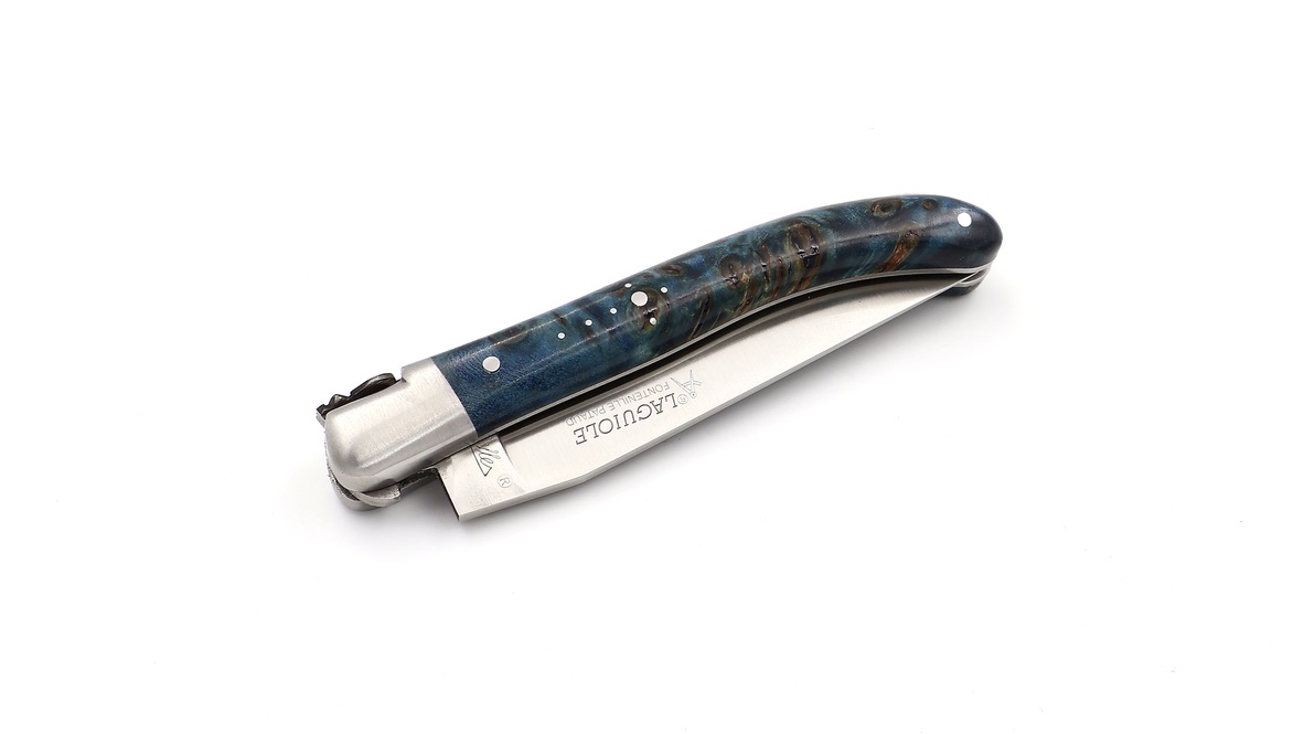 Fontenille Pataud Laguiole Le POCKET poplar burl wood 10,5 cm