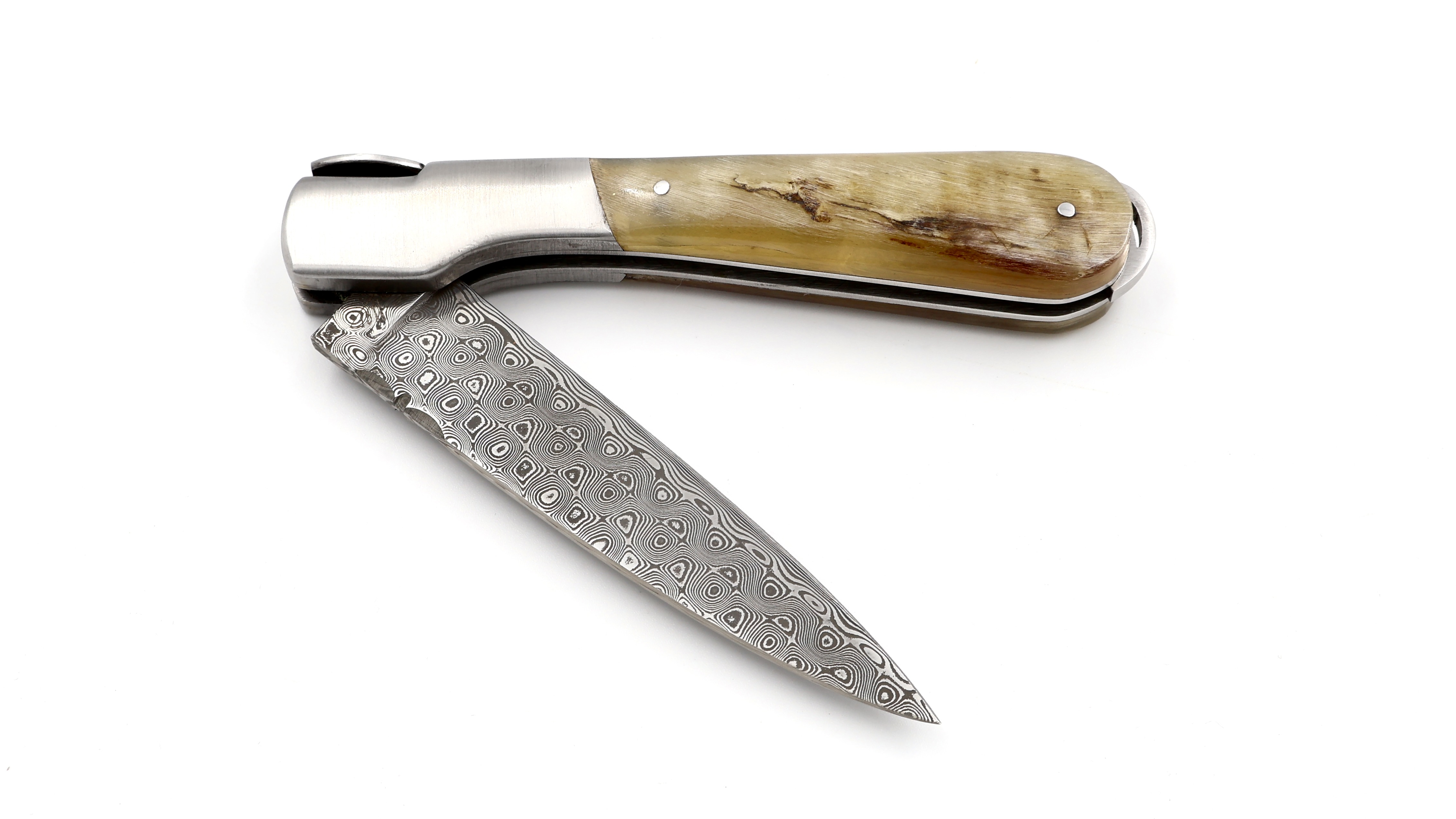 Fontenille Pataud SPERONE damascus ramhorn 12 cm