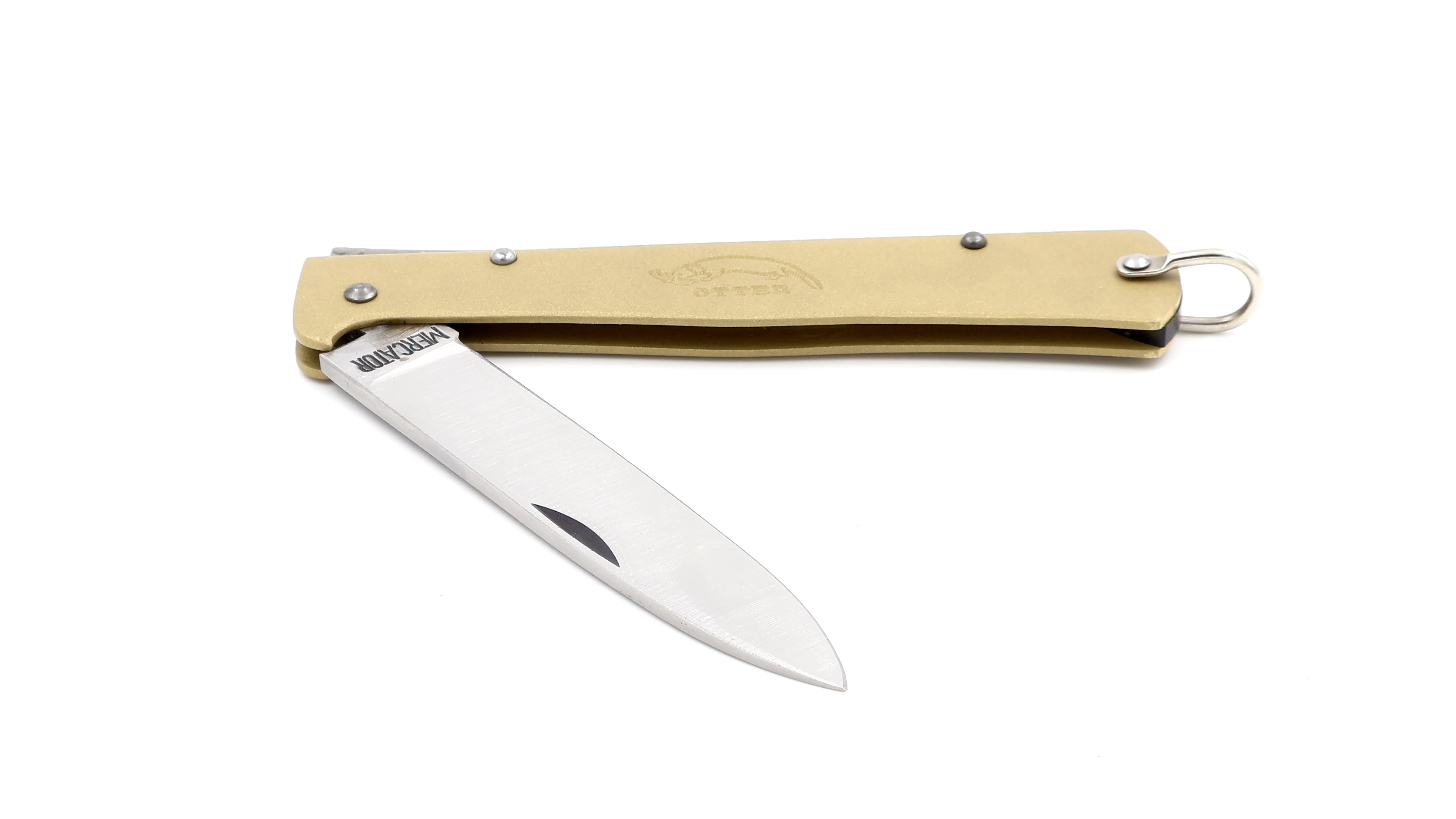 OTTER MERCATOR Messer groß Messing rostfrei