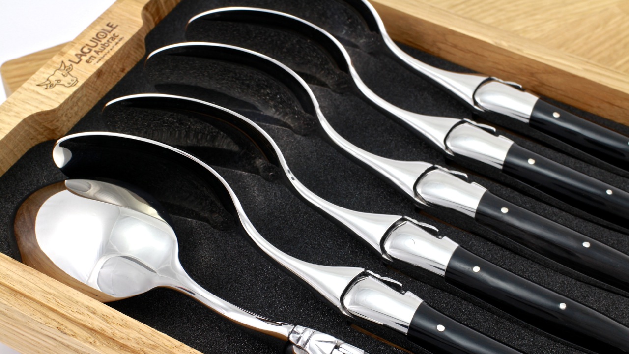 Laguiole en Aubrac Laguiole spoons Ebony