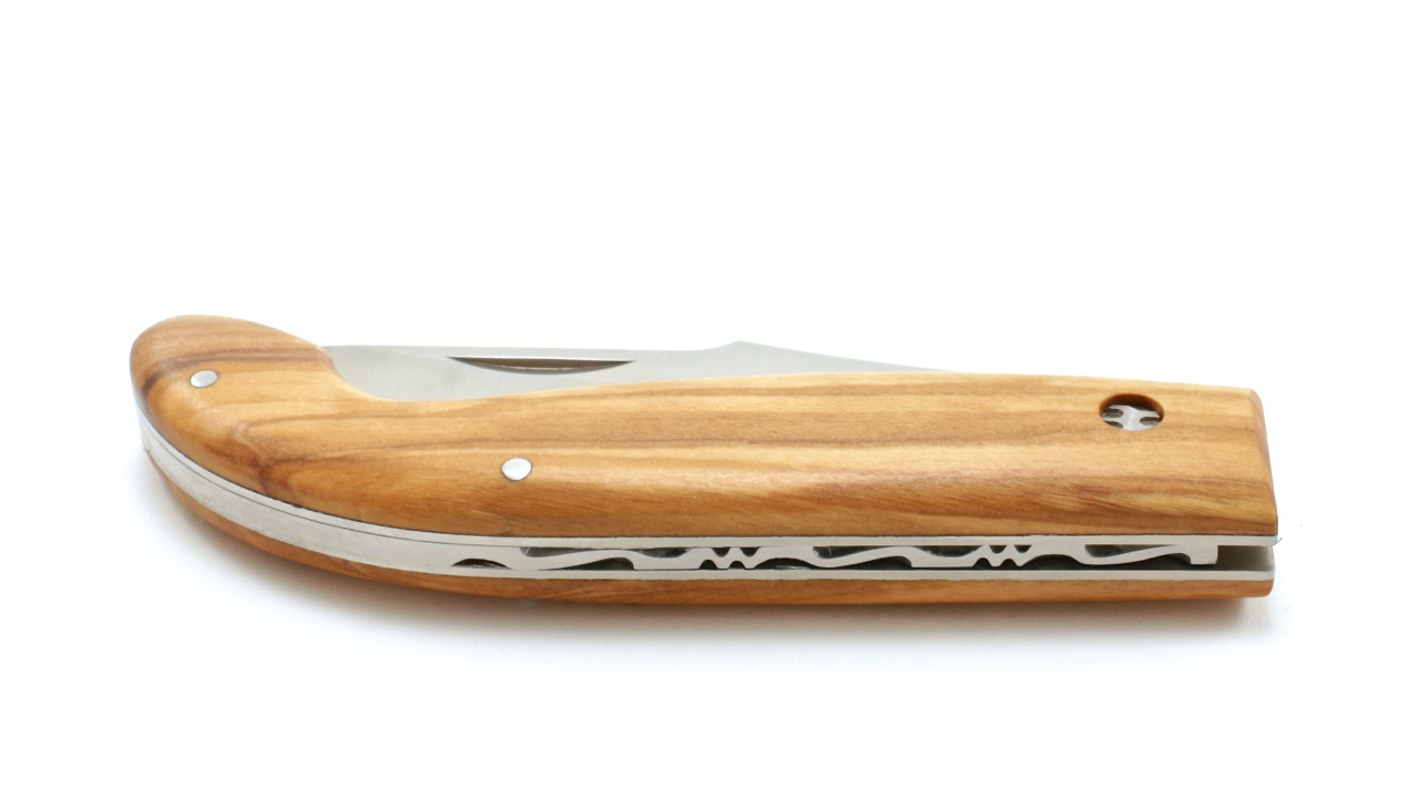 Saladini knife SENESE olive wood