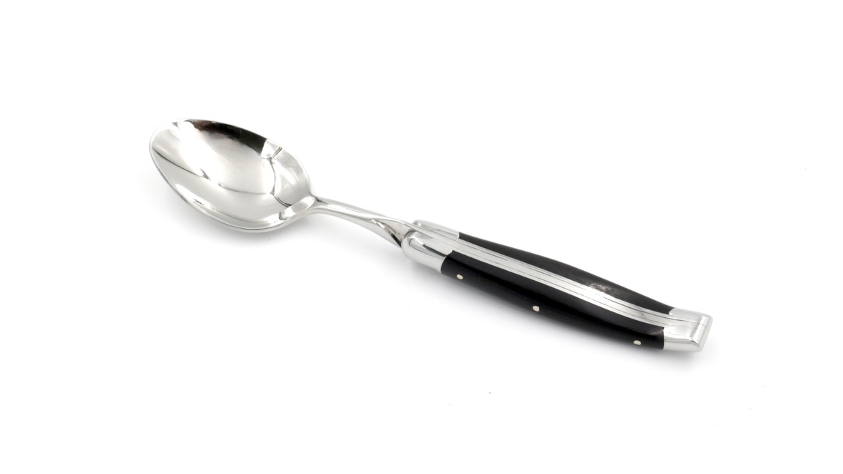 Laguiole en Aubrac Laguiole dessert spoons ebony