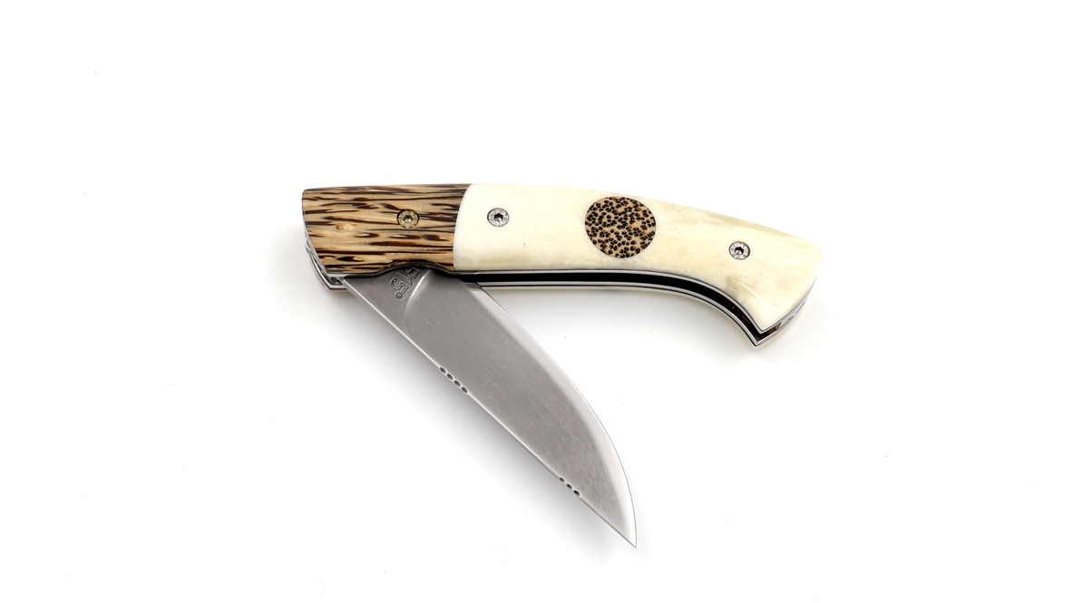MANU LAPLACE 1515 PETIT  ZULU palmwood and bone 