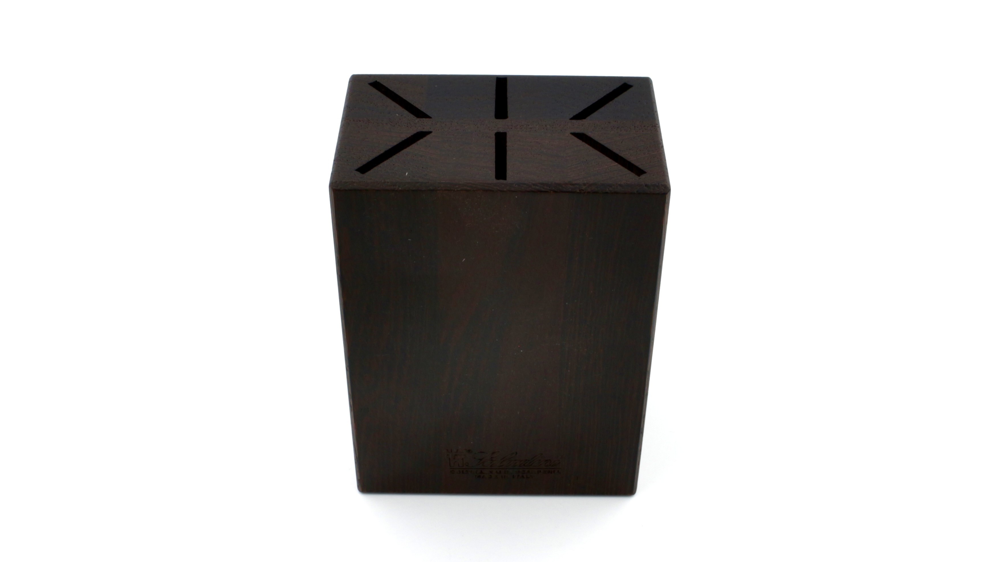 Saladini Messerblock CUBO Rustico wenge wood