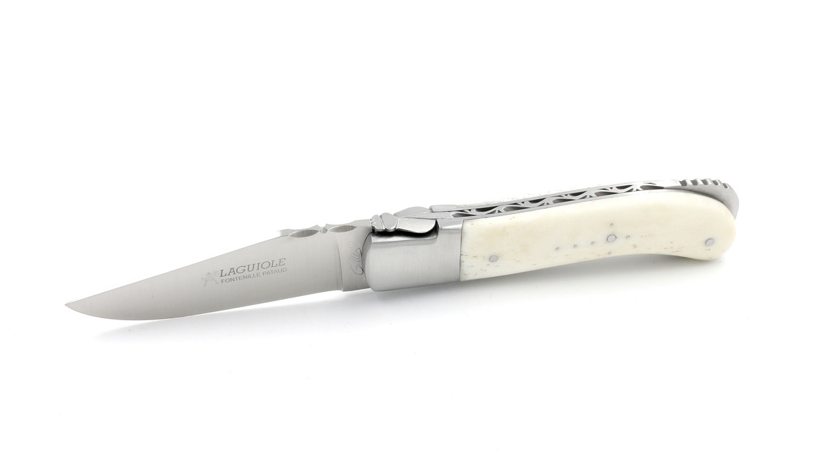 807768DD-E04D-451A-A7AE-5346F27E5707_1_105_c Fontenille Pataud Laguiole GENTLEMAN Knochen 10,5 cm