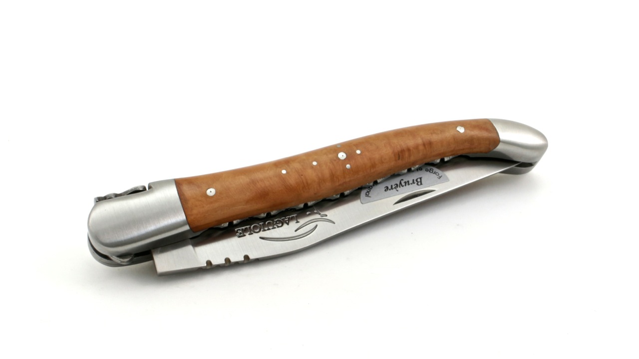 DP-BRUYERE-HONORE-DURAND-6 Honoré Durand Laguiole Doppelplatine Bruyère Holz 12 cm