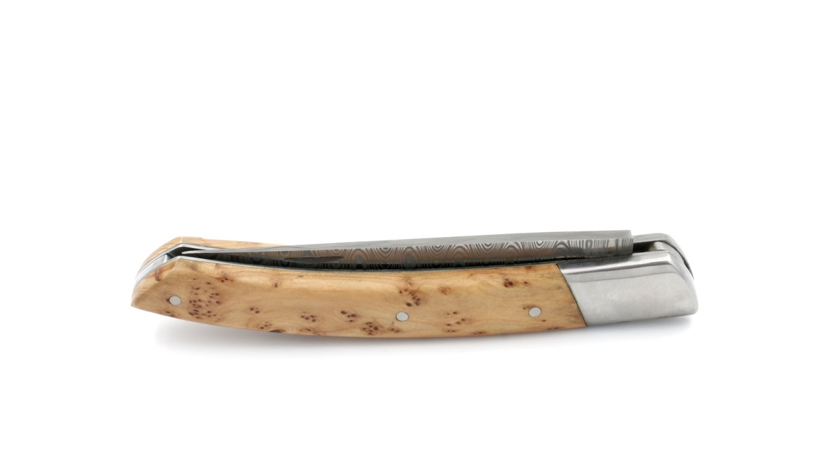 4A5CB9FC-59DB-409B-9951-0E1693AE236B_1_105_c AU SABOT Le Thiers Messer 12 cm Wacholder Damastklinge