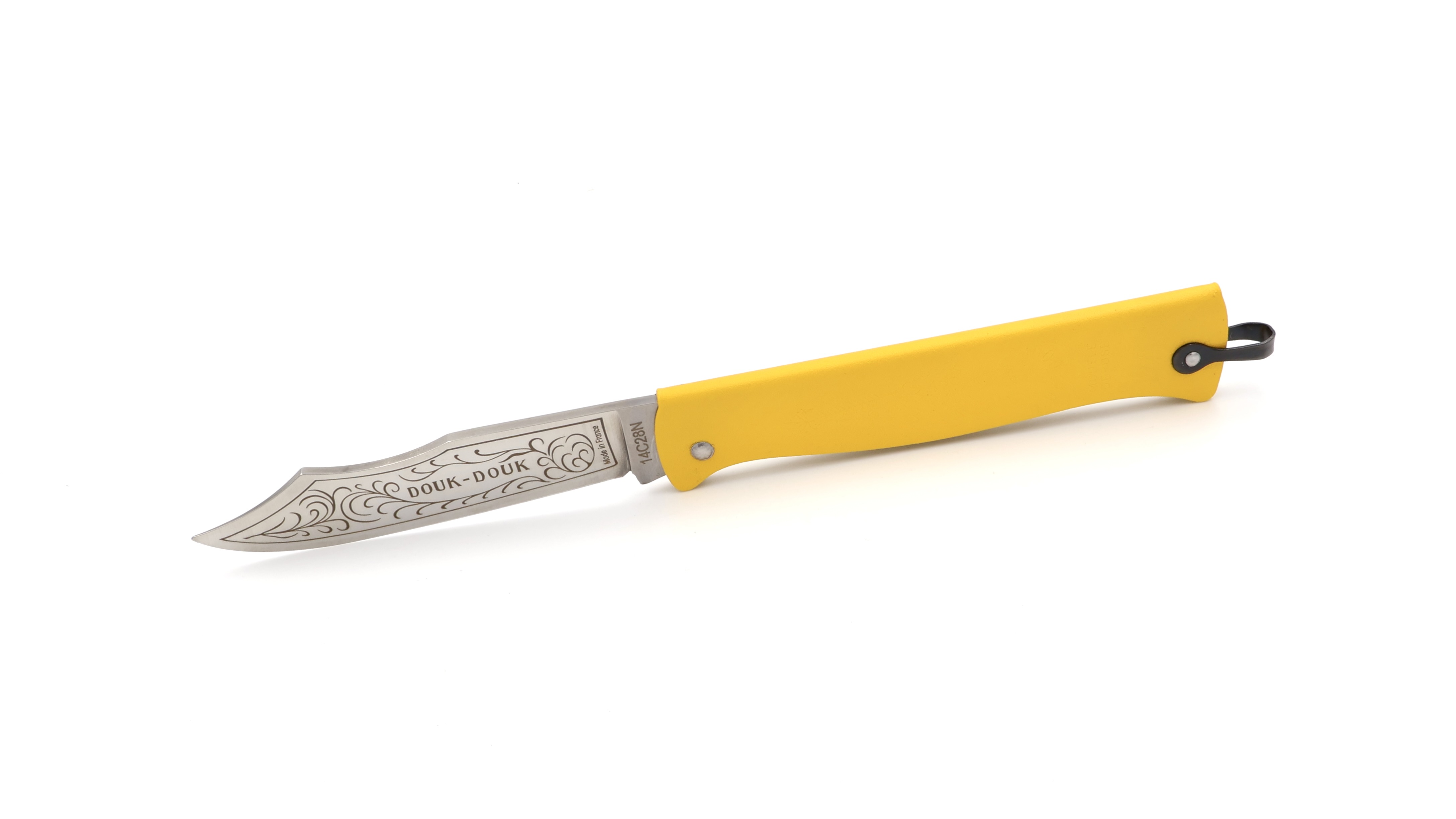 Cognet DOUK-DOUK Messer 11 cm gelb Sonderserie 14C28N   Cognet DOUK-DOUK Messer 11 cm gelb Sonderserie 14C28N