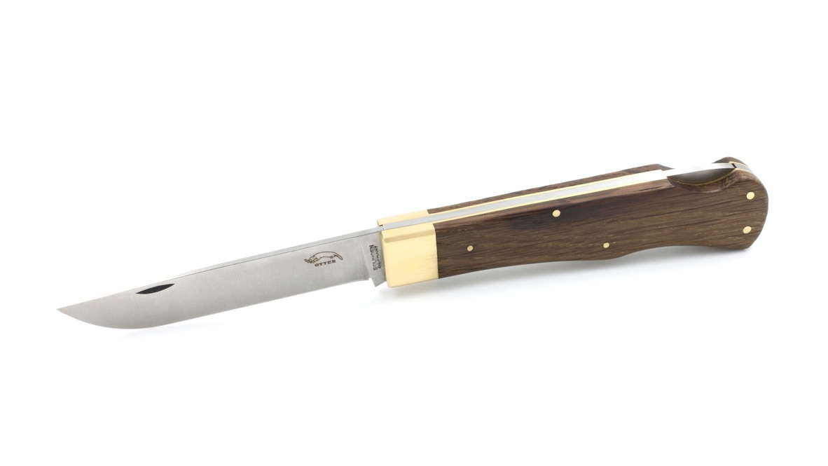 OTTER pocket knife 07  smoked oak