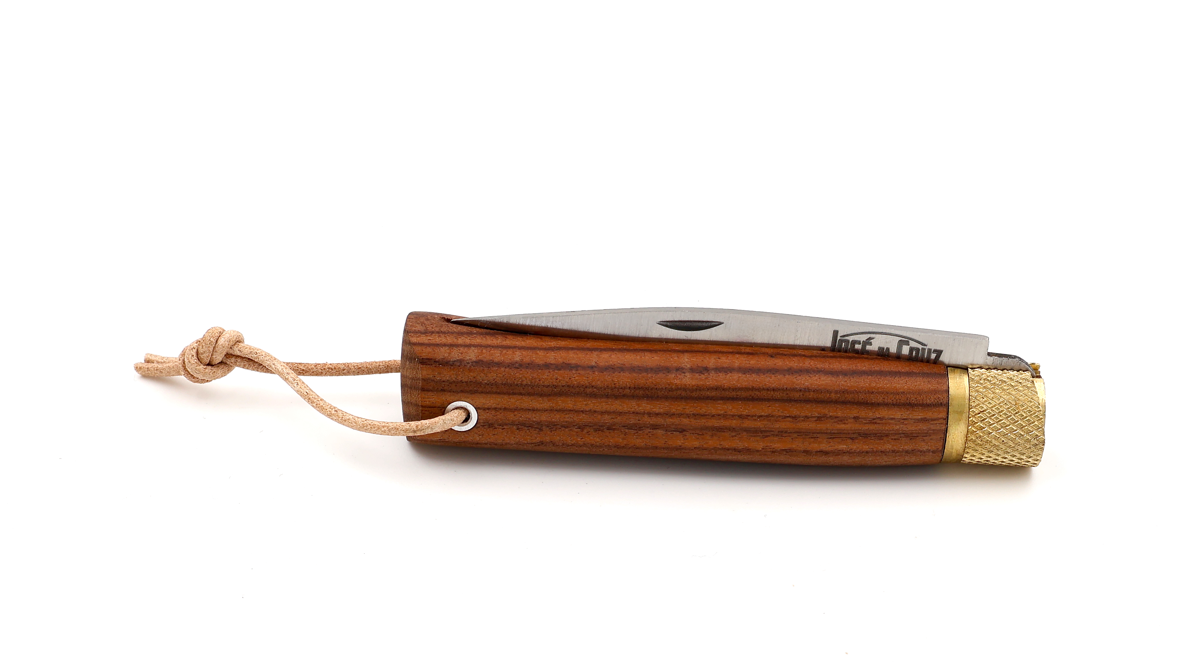 JOSÉ DA CRUZ Taschenmesser Merendeira 8 cm Eisenholz Carbonklinge