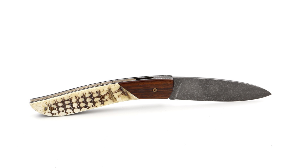 Tim Bernard NÉVÉ Gürteltierpanzer & Cocobolo stonewashed Klinge  