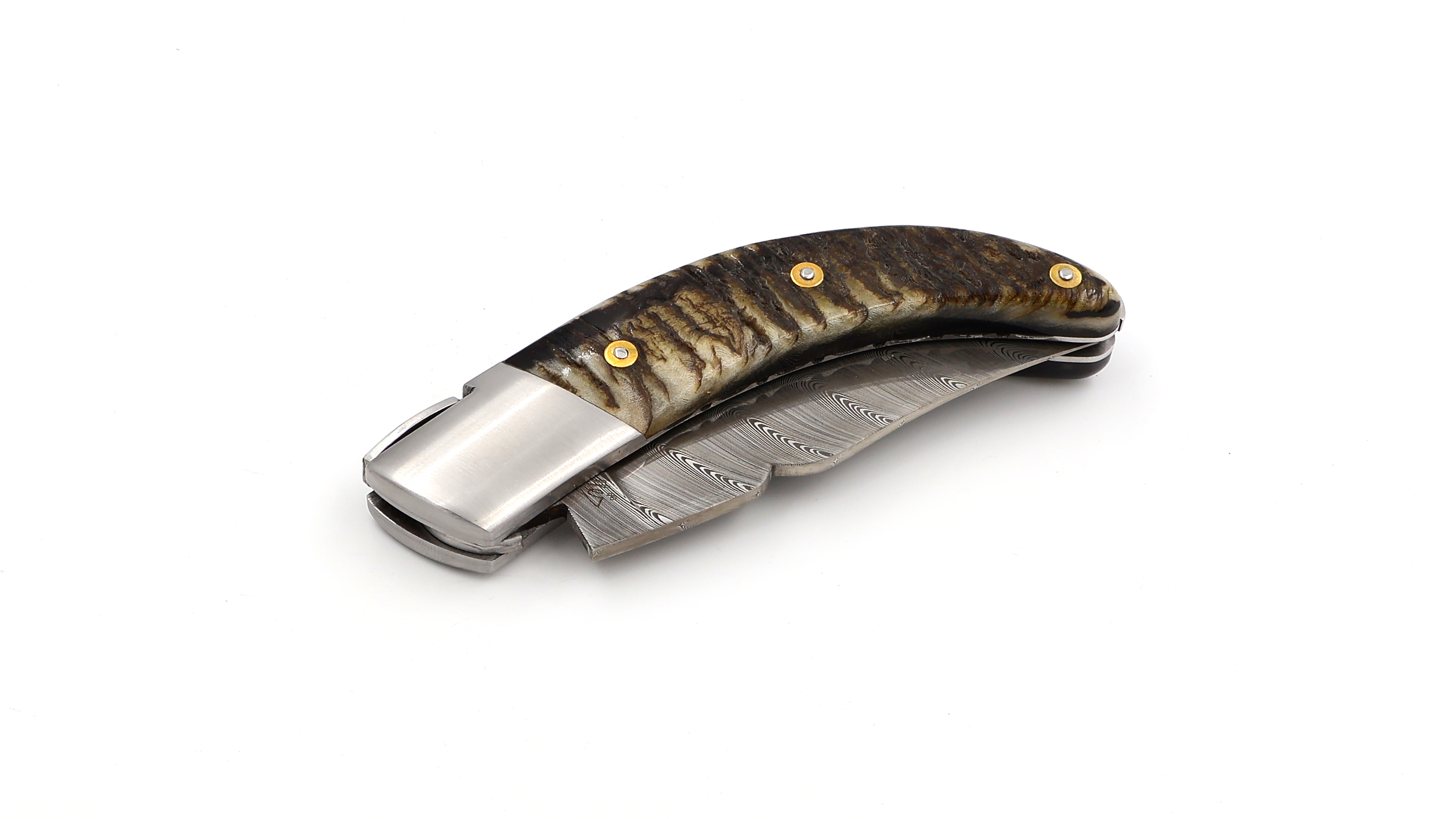 Fontenille Pataud RONDINARA guillochiert Widderhorn Twisted-Damast