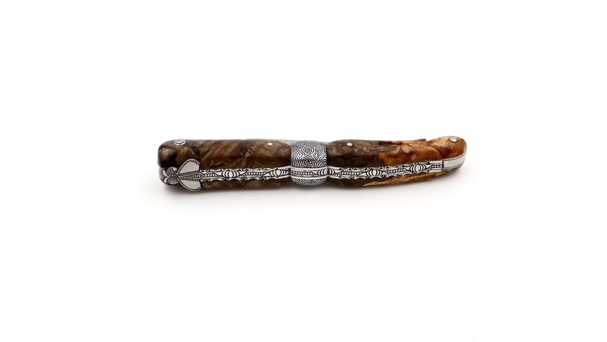 Meisterstück Laguiole en Aubrac Buche Wurzelholz 12 cm  
