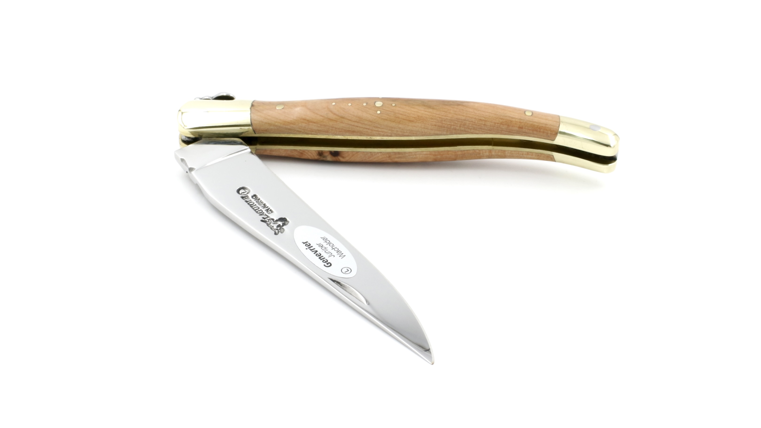 5617C442-0DA2-47D1-91F0-B0D9557875D6_1_201_a Laguiole en Aubrac Wacholder Messingbacken poliert 12 cm