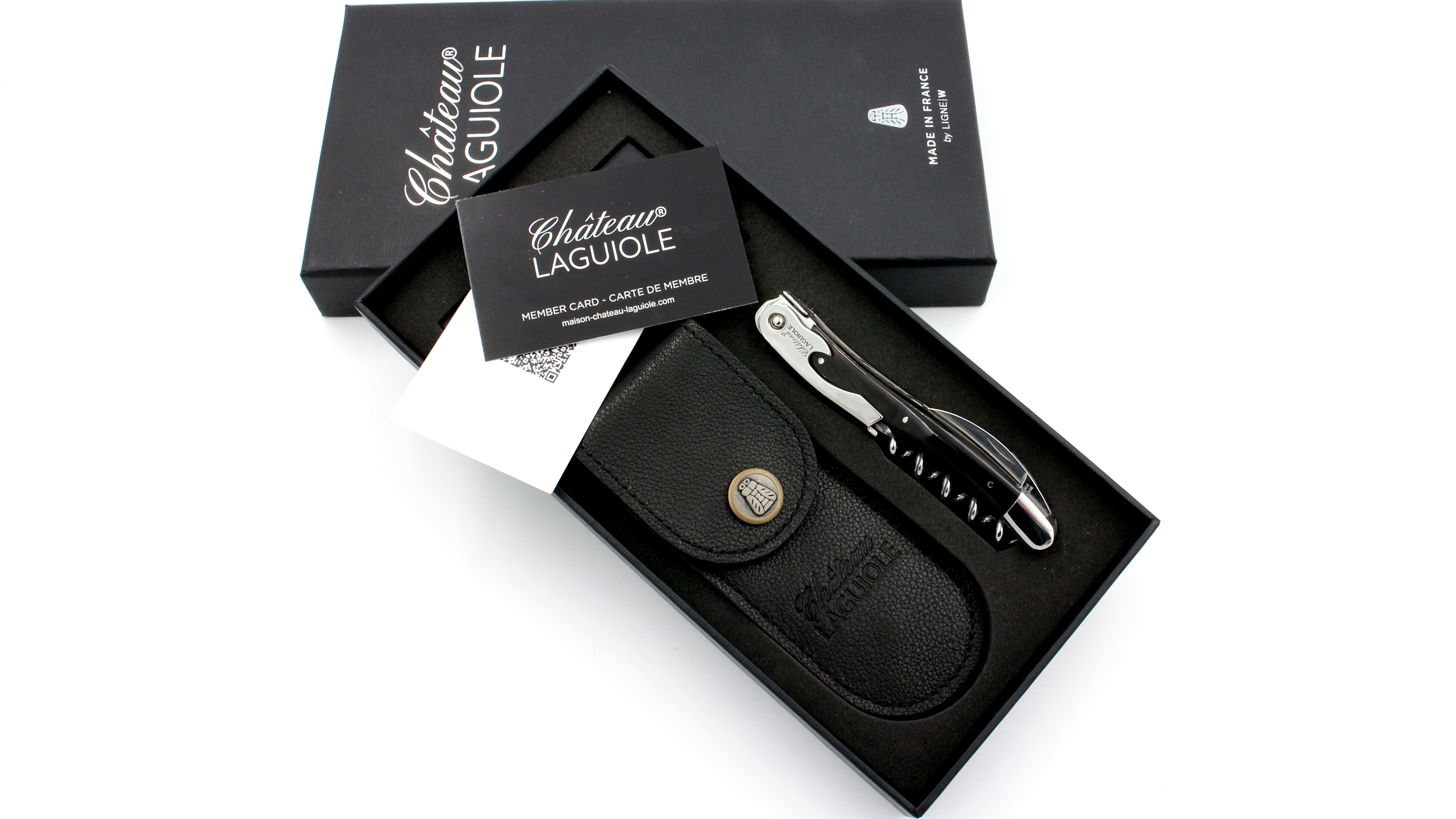 Château Laguiole CLASSIC Sommeliermesser Büffelhorn Château Laguiole CLASSIC Sommeliermesser Büffelhorn