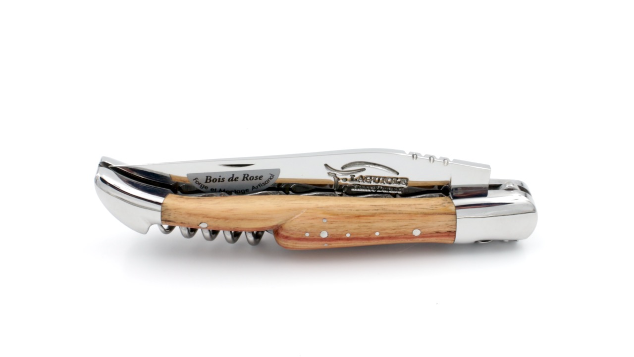 Durand-DP-Kork-Rosenholz Honoré Durand Laguiole Doppelplatine Rosenholz Korkenzieher 12 cm