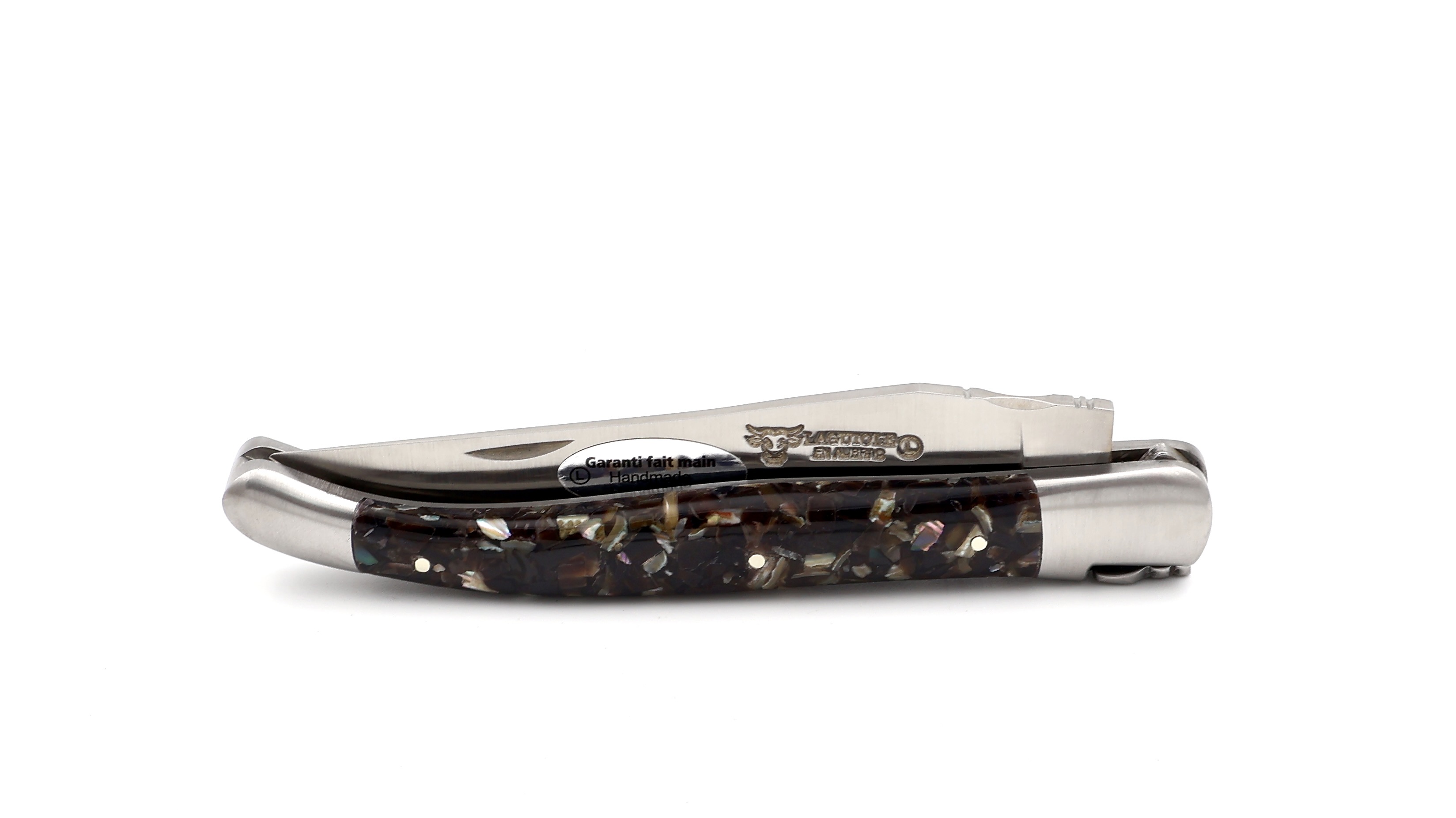 Laguiole en Aubrac abalone & mussel shell 12 cm