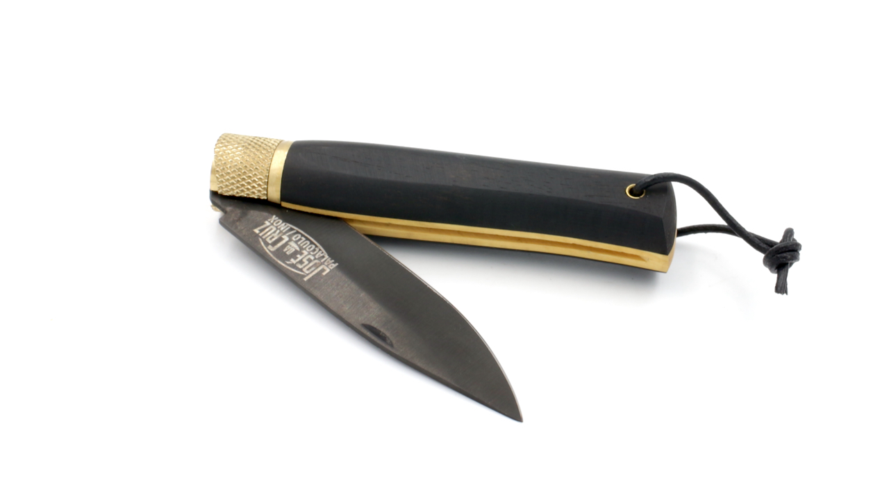 ILUX-010-3 JOSÉ DA CRUZ Taschenmesser Luxurious Ebenholz/Buchsbaum
